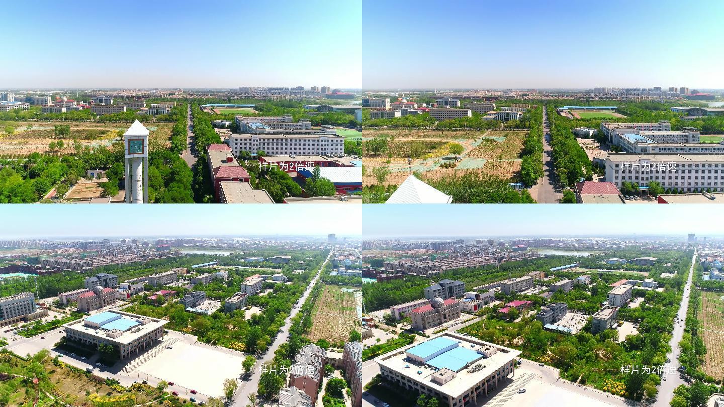 贺兰县航拍欣兰广场习岗镇