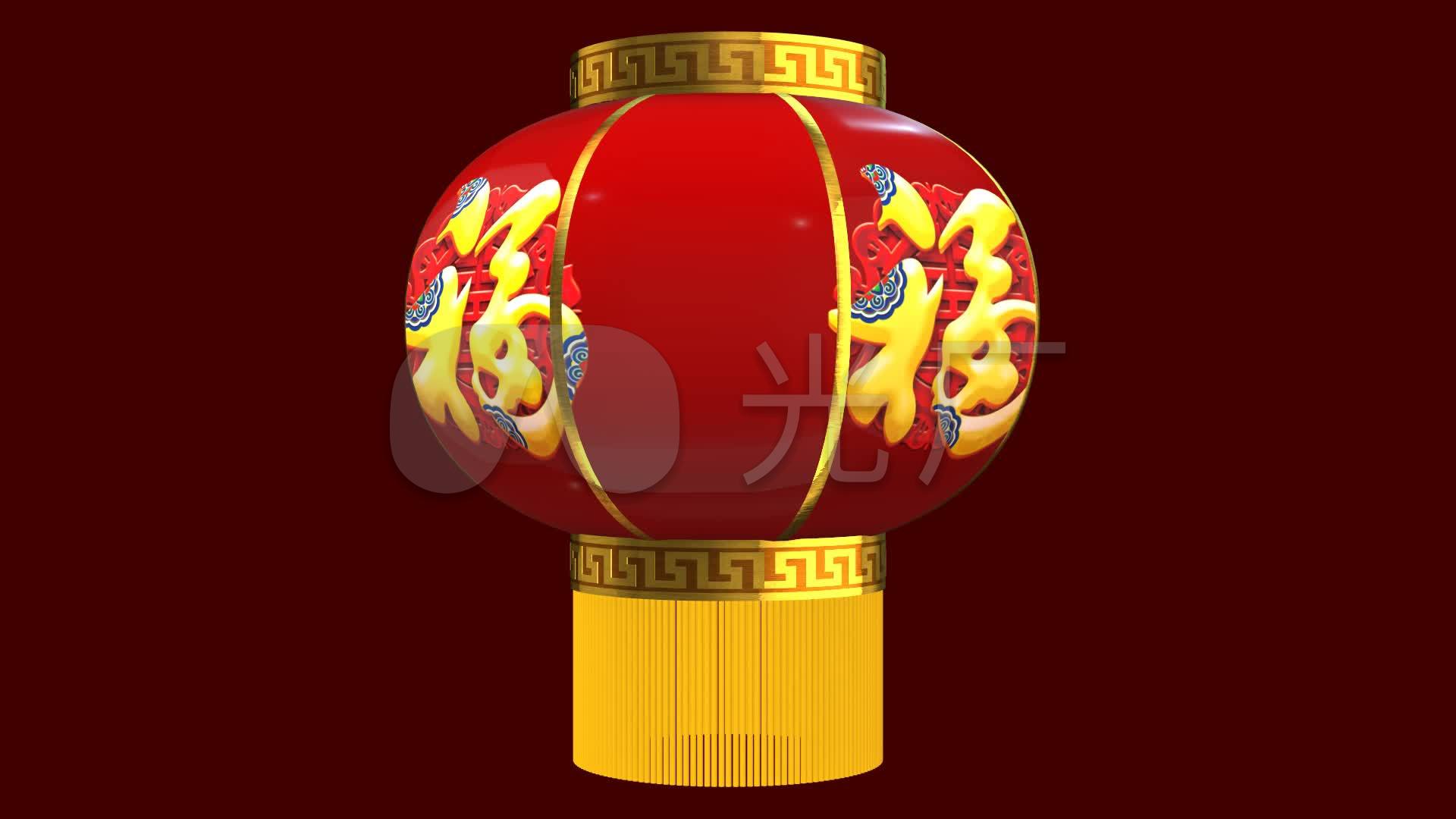 2022_虎年_恭贺新春灯笼_1920x1080_高清视频素材下载