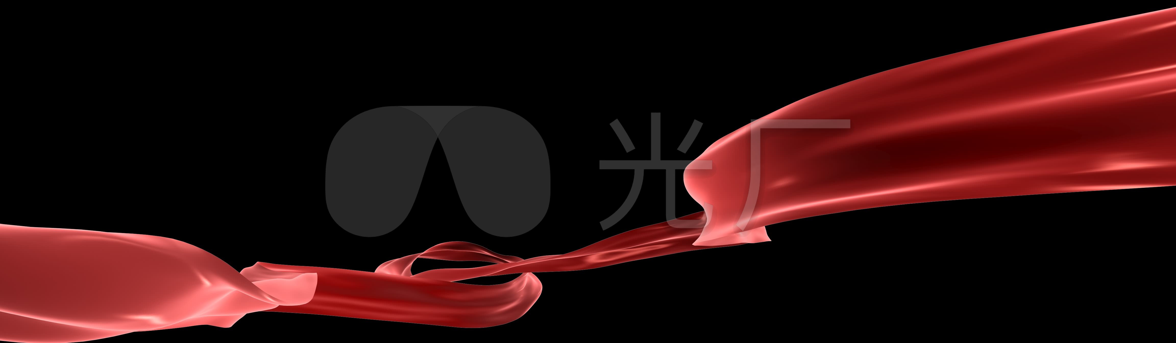 宽屏4k超长绸子舞动_4608x1344_高清视频素材下载(编号:4266850)_影视