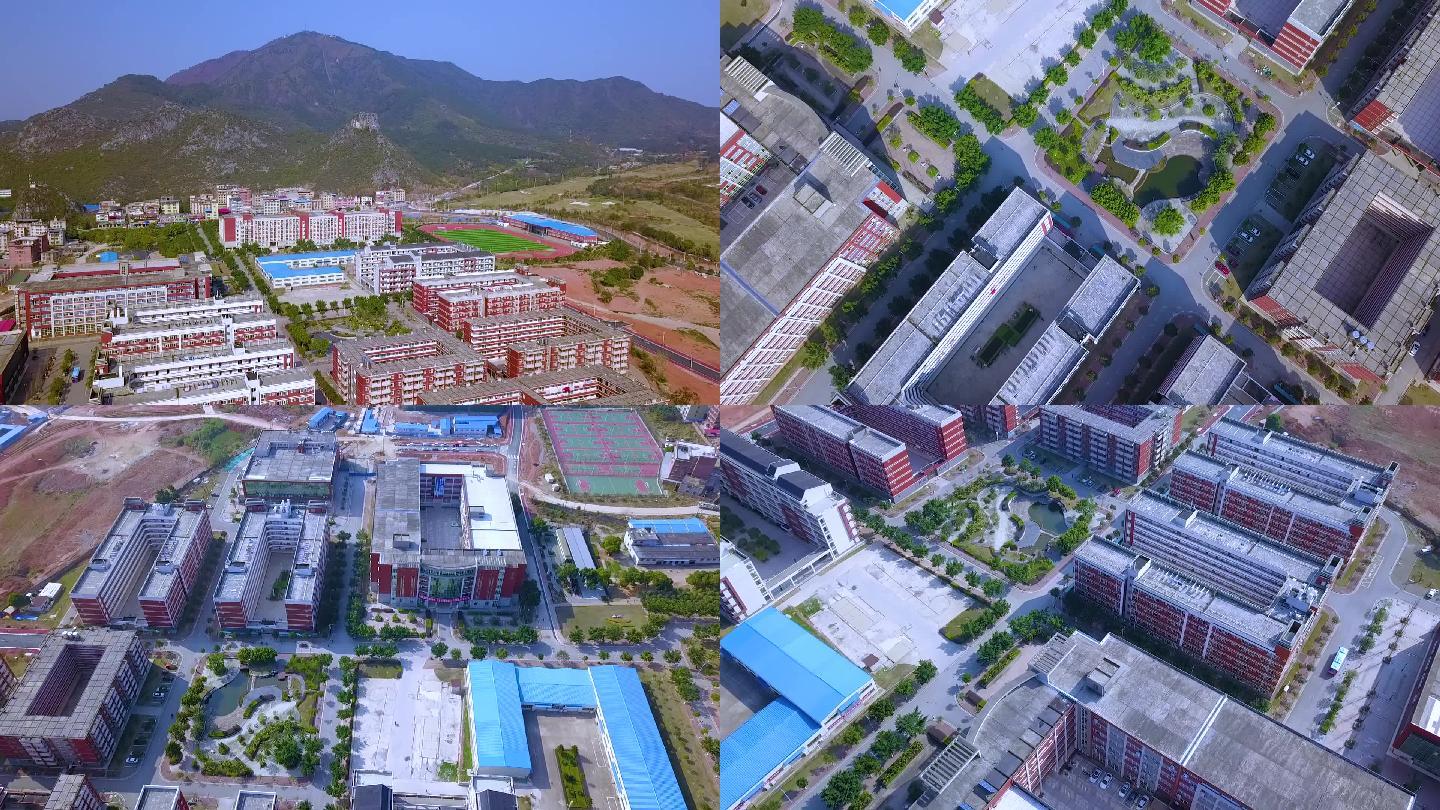 航拍桂林航天工业学院航院大学院校