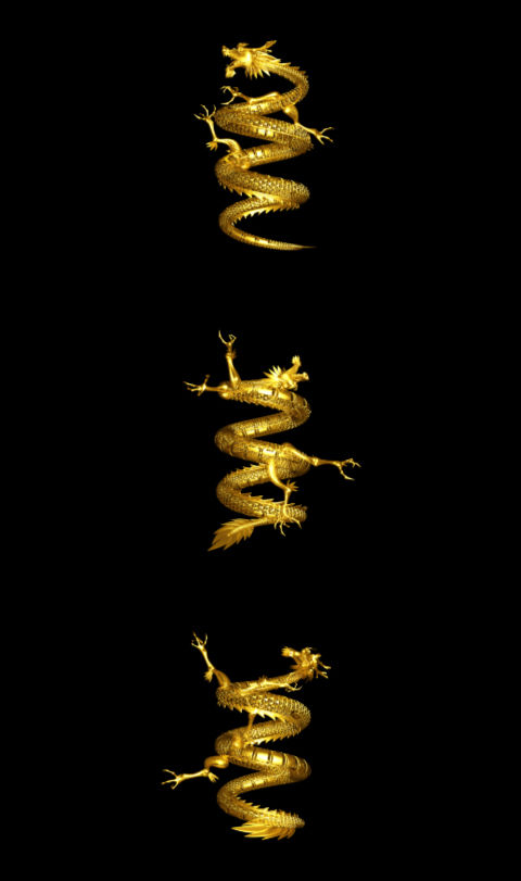 金龙盘柱(带通道循环)