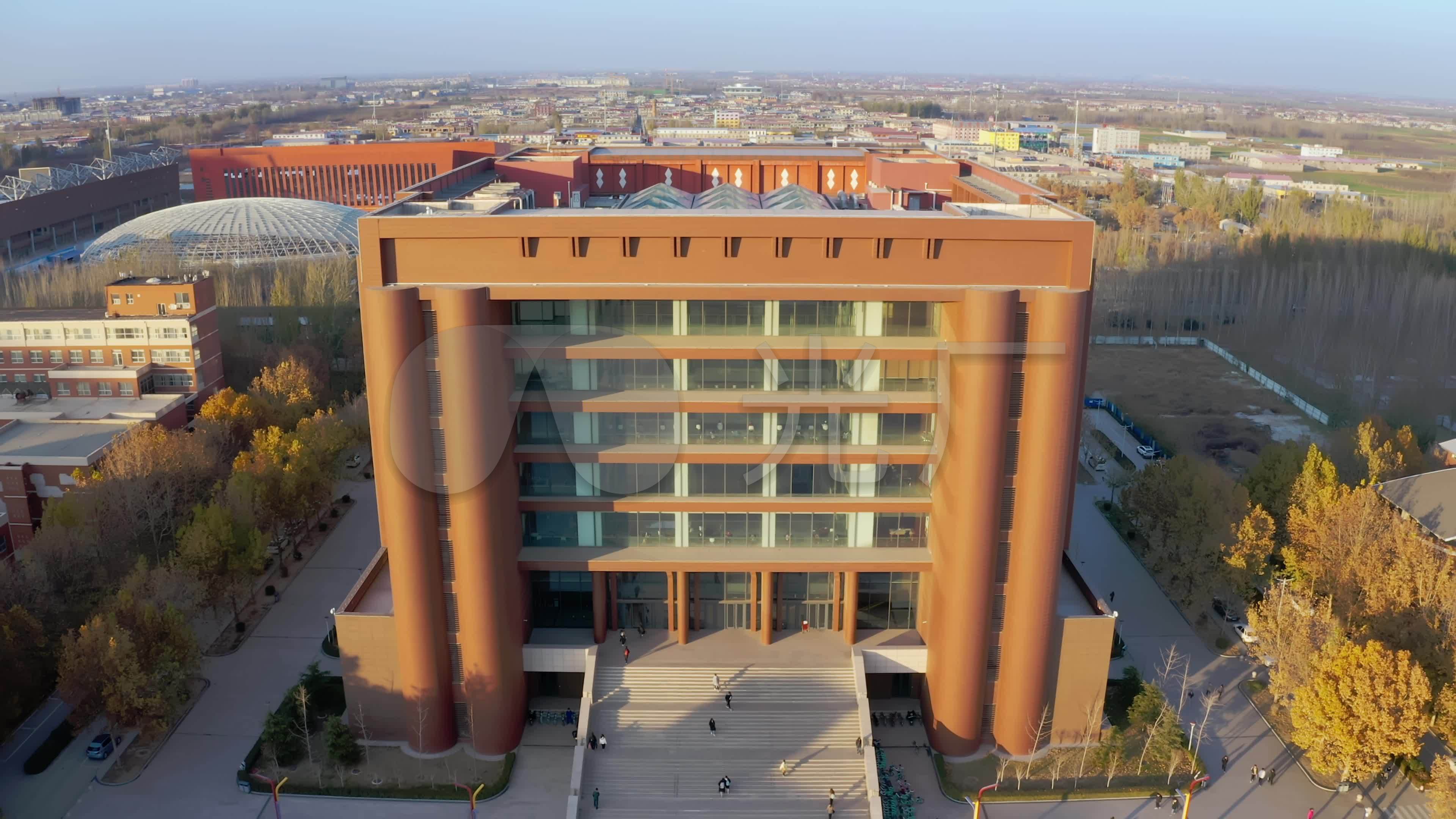 【原创】河北大学新区航拍_3840x2160_高清视频素材