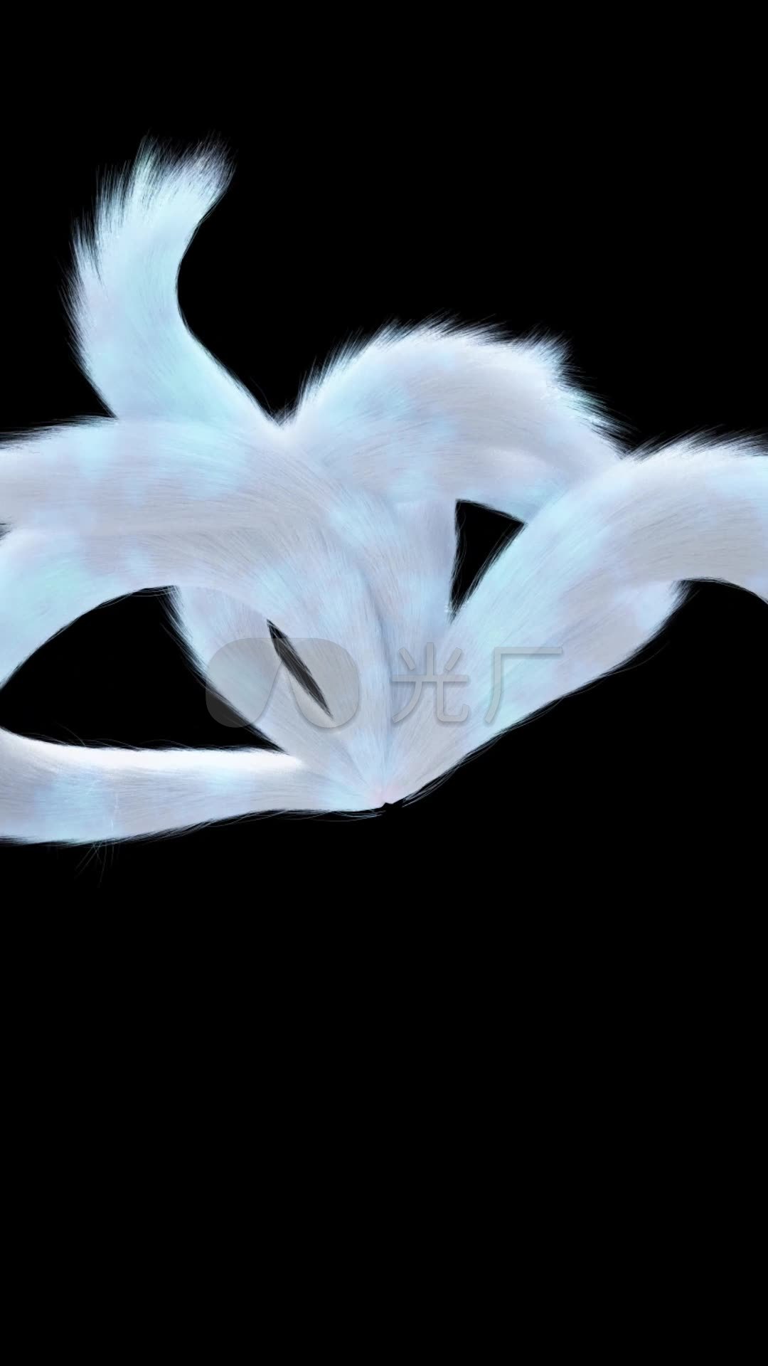 特效九尾狐尾巴梦幻变身_视频素材包下载(编号:)_影视