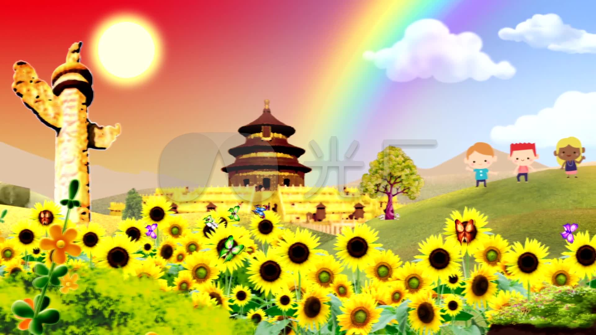祖国祖国多美丽_1920x1080_高清视频素材下载(编号:)
