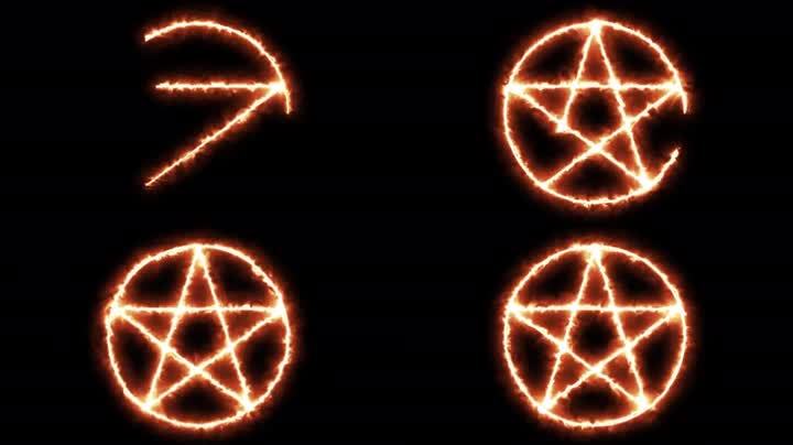 魔法火焰召唤术五角星图腾