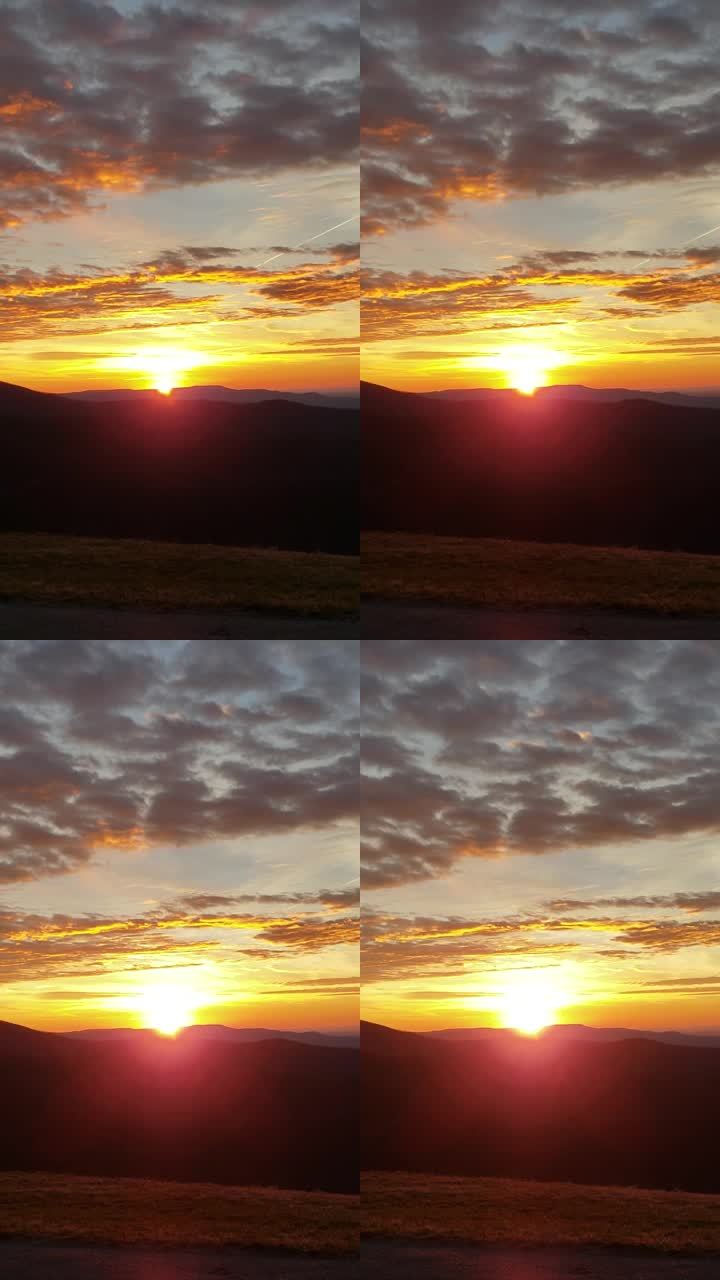 超时长竖版山川日出