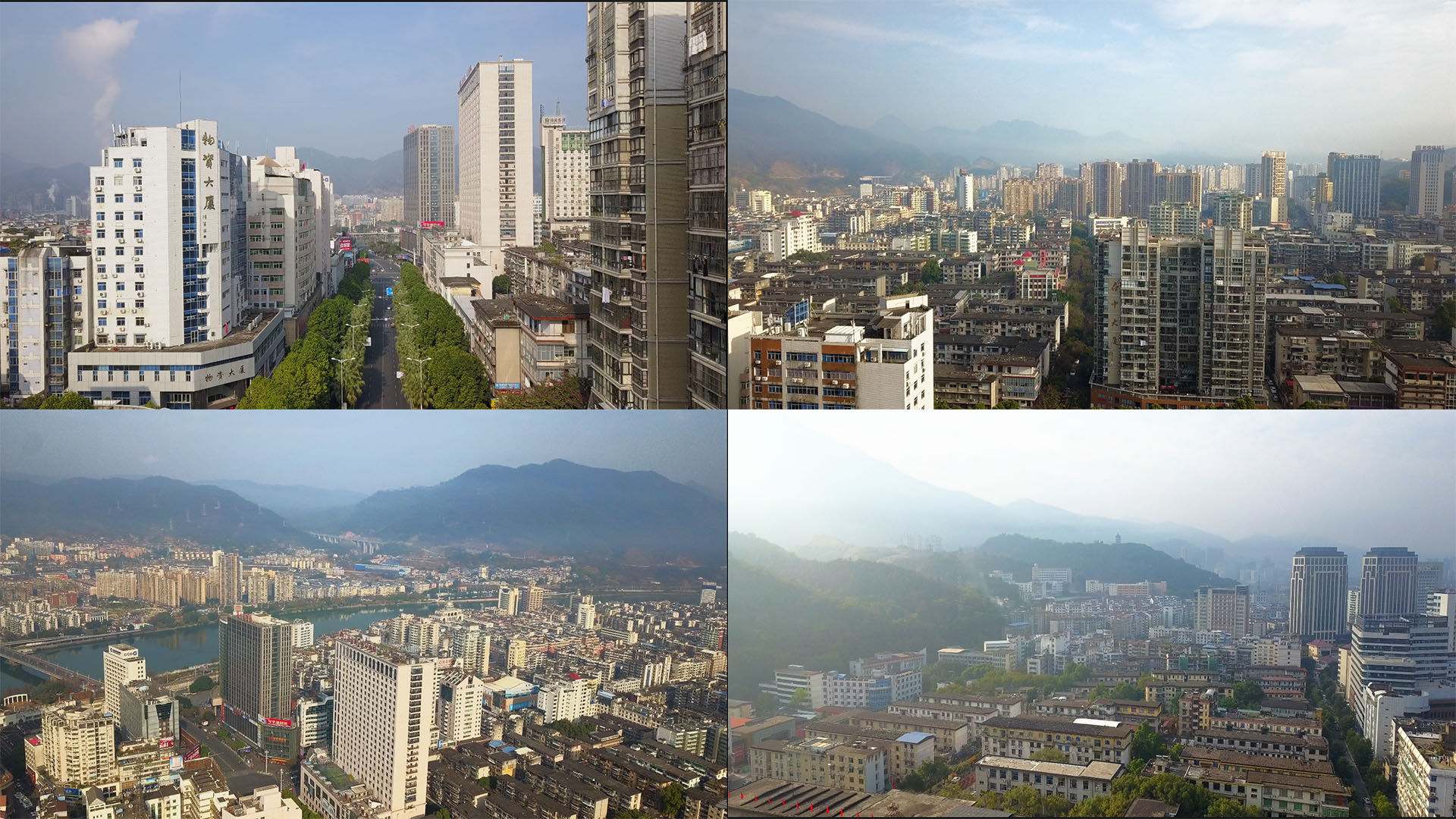 【4k】福建三明市梅列区航拍