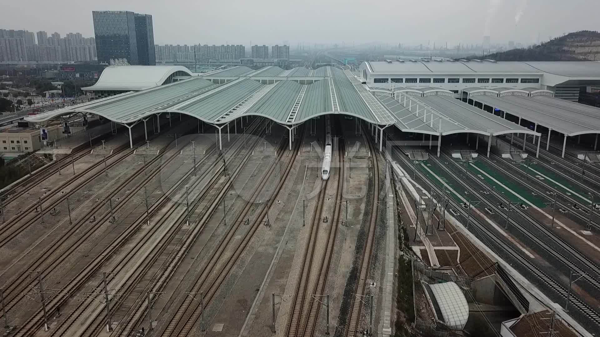 徐州火车站高铁站航拍