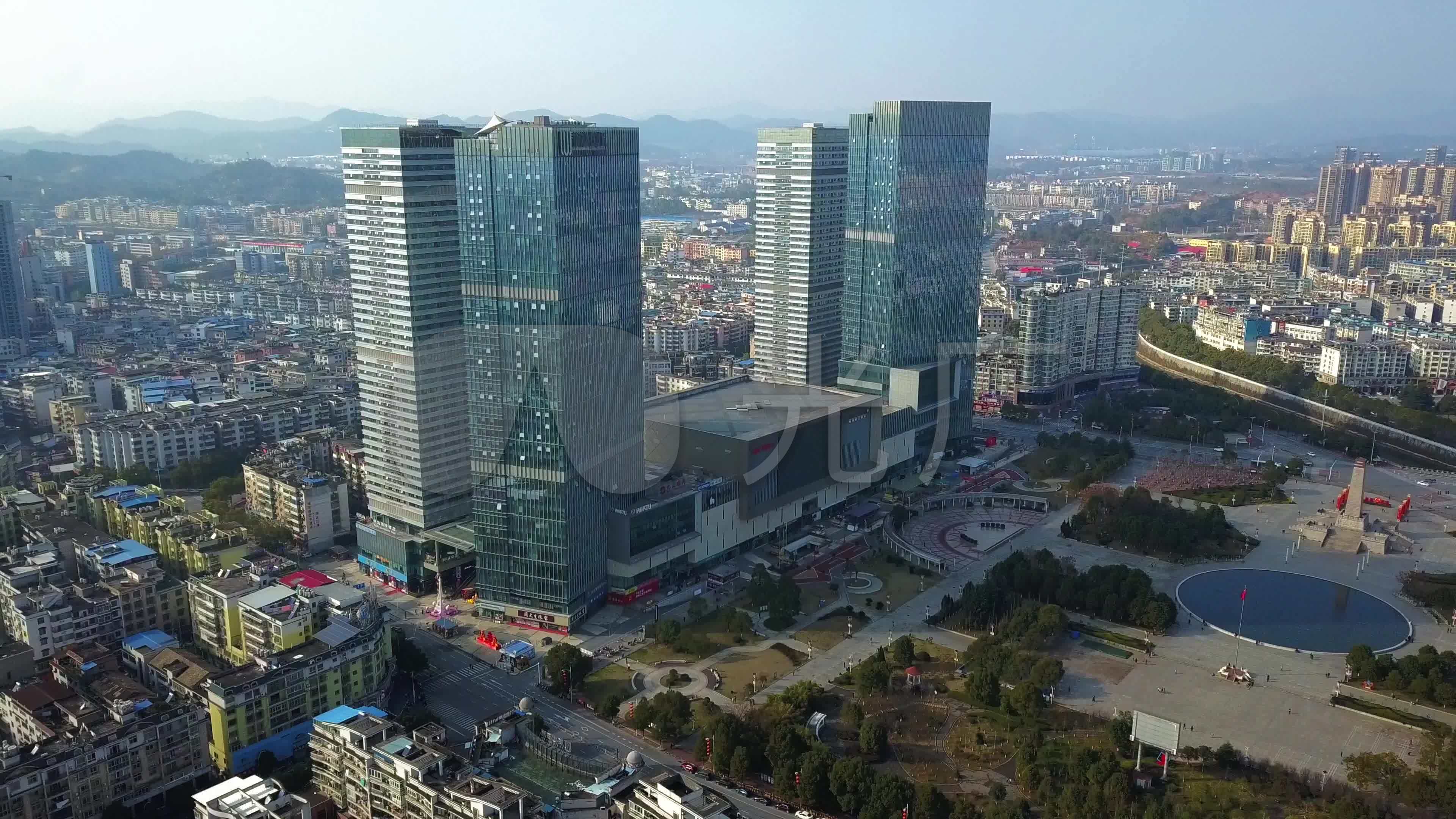 【4k】萍乡市安源区润达国际_3840x2160_高清视频素材下载(编号
