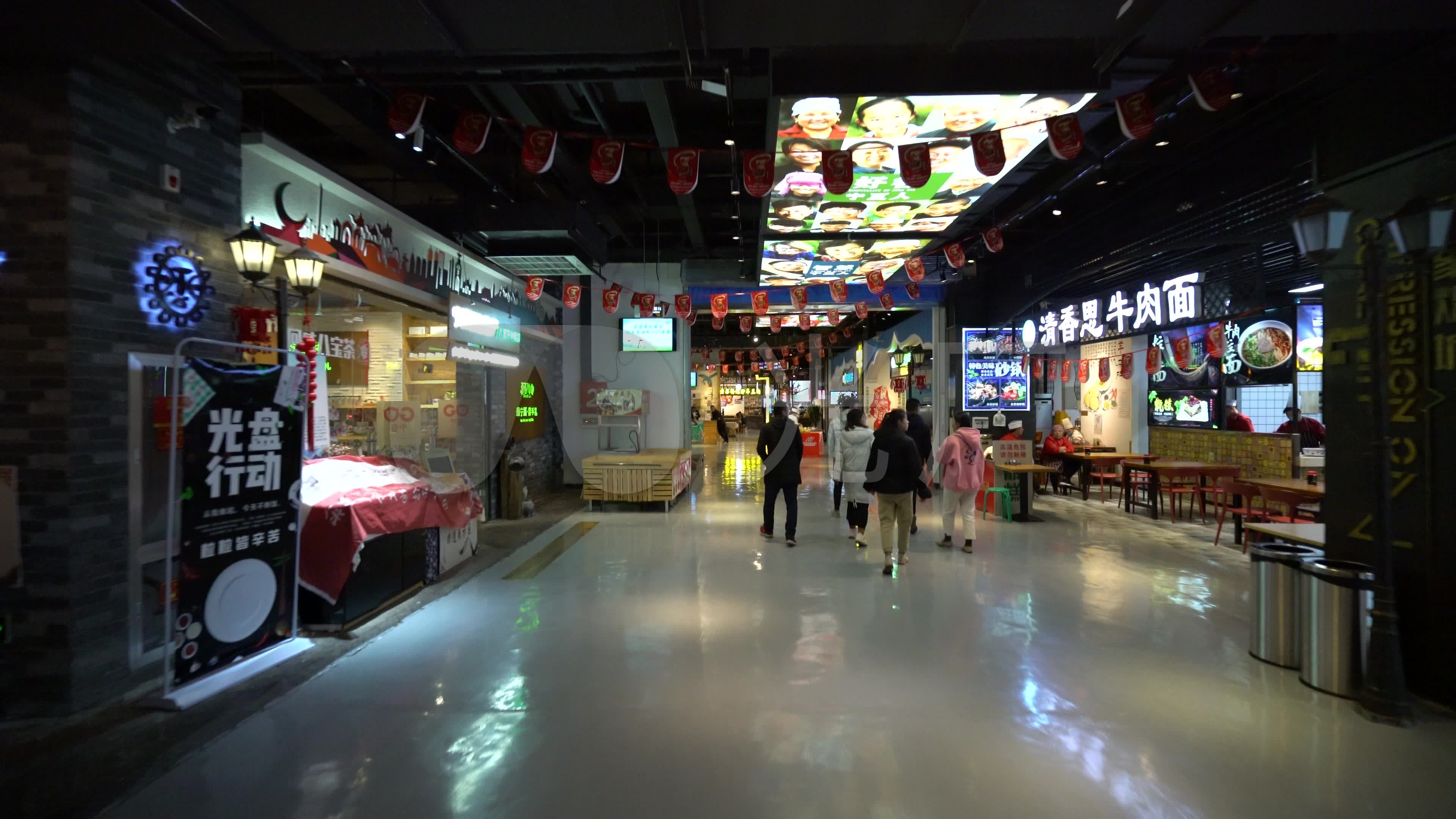 银川大阅城观光夜市4k