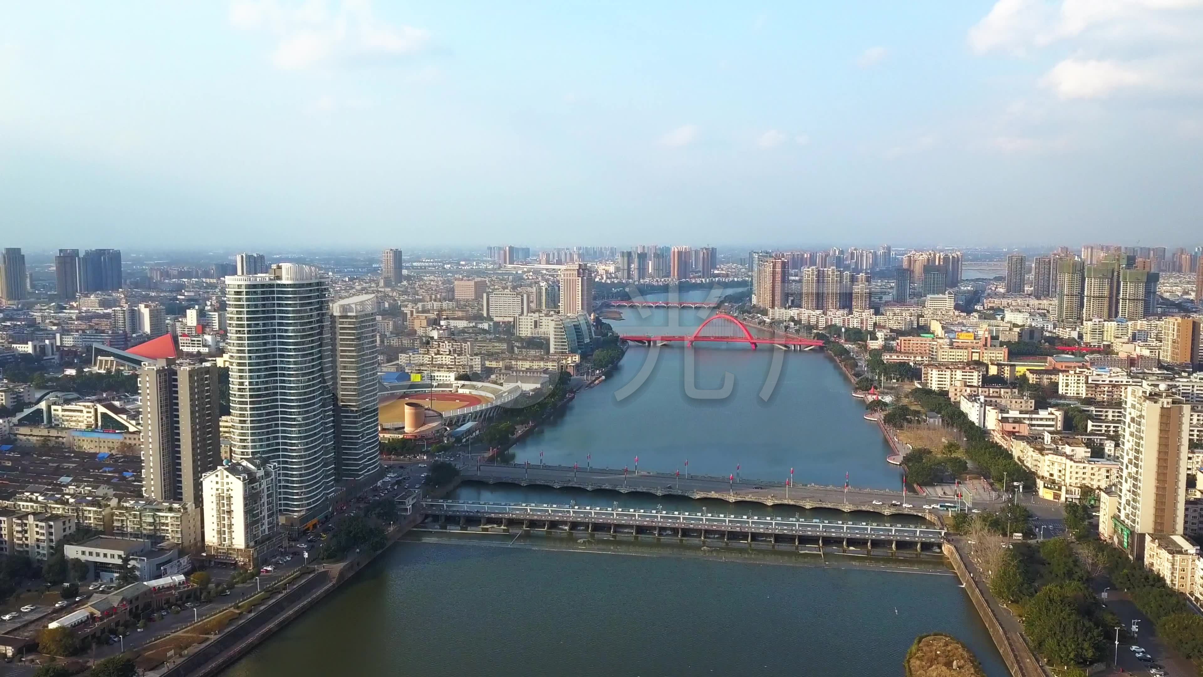 4k德阳市绵远河_3840x2160_高清视频素材下载(编号:)