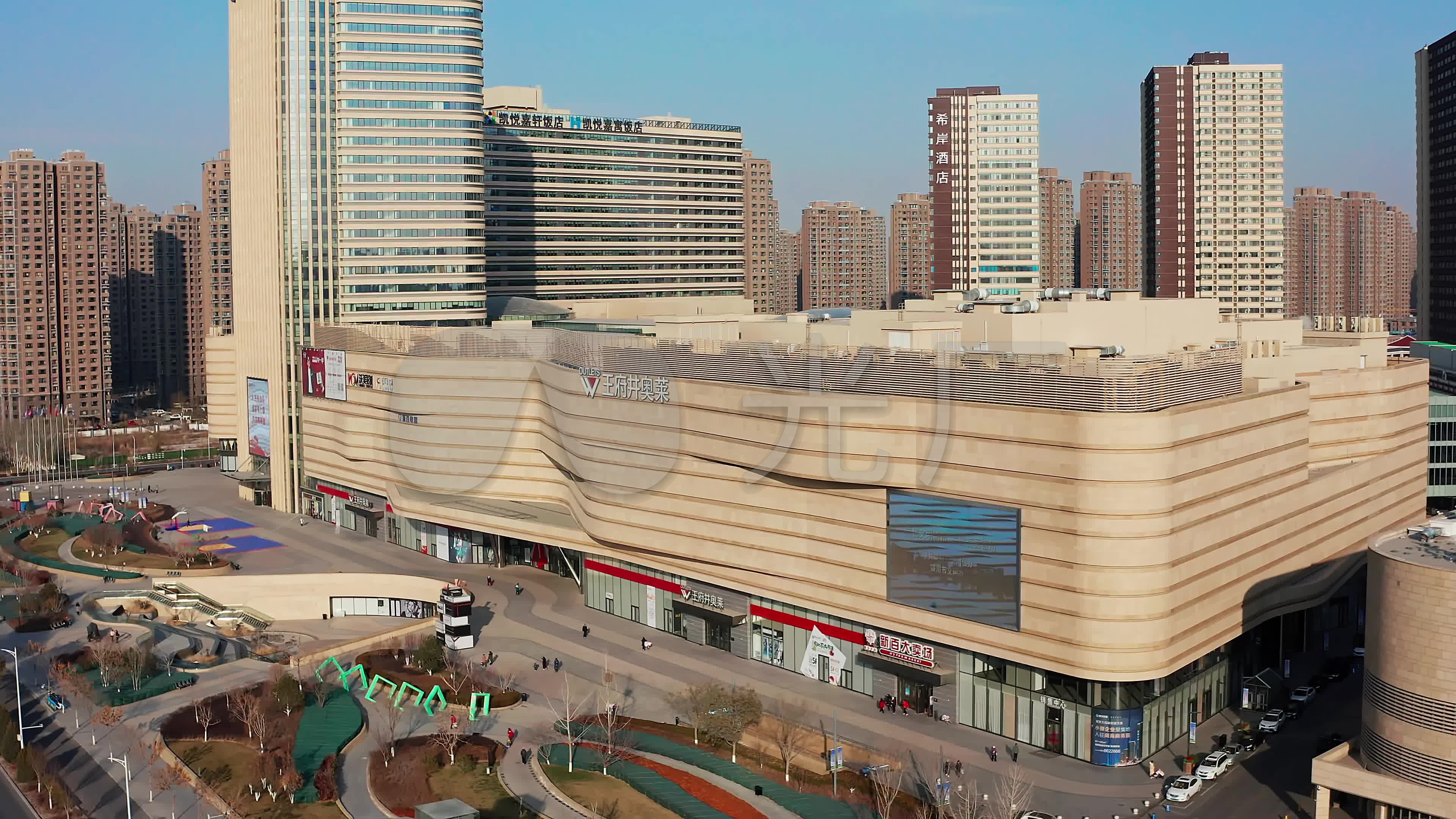 银川大阅城航拍4k