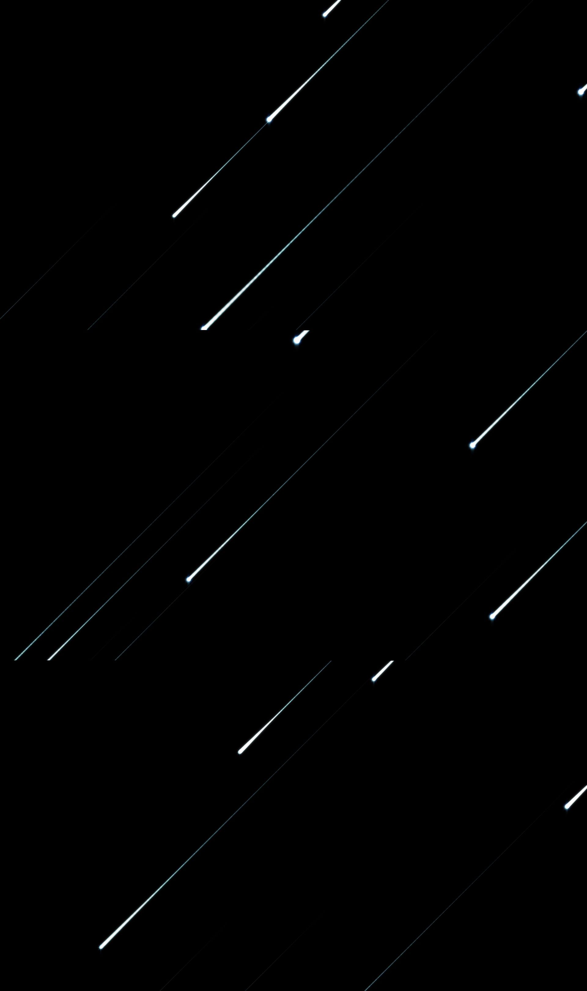 4k唯美夜空流星雨特效视频(带通道)