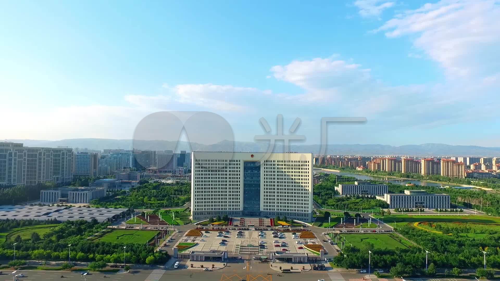 内蒙古自治区政府大楼_1920x1080_高清视频素材下载