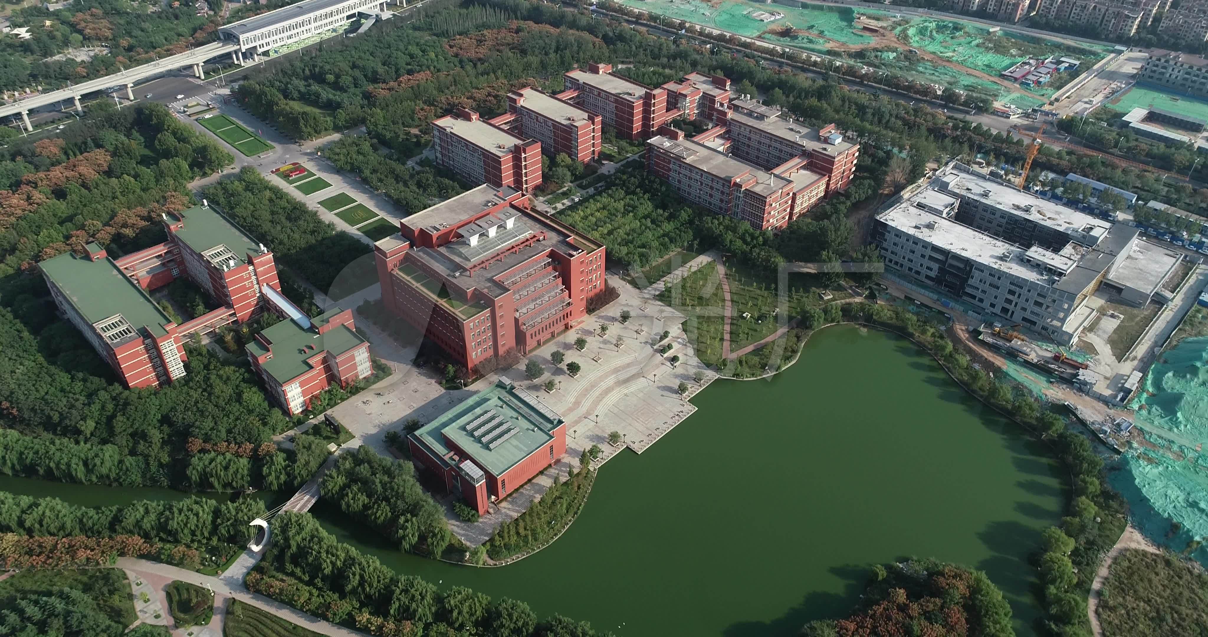 山东交通学院长清校区4k航拍最新_4096x2160_高清视频