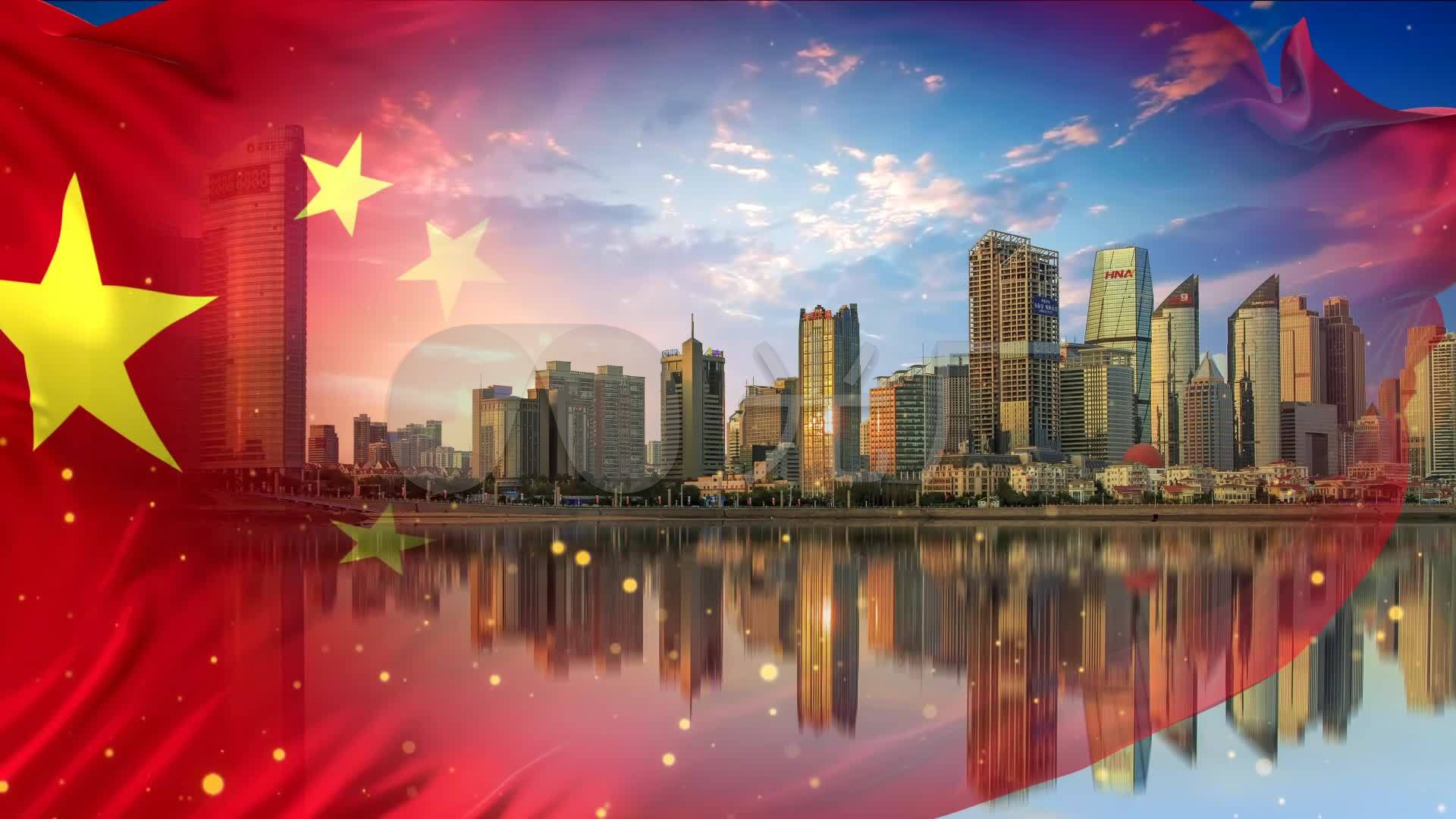 我和我的祖国配乐歌曲背景_1920x1080_高清视频素材