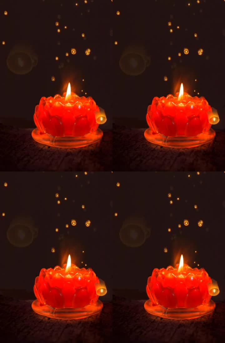 孔明灯蜡烛祈福
