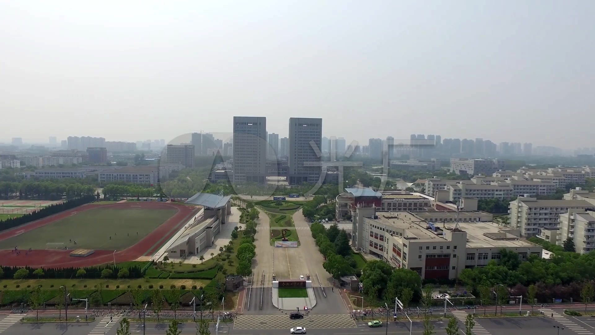 实拍合肥工业大学_1920x1080_高清视频素材下载(编号