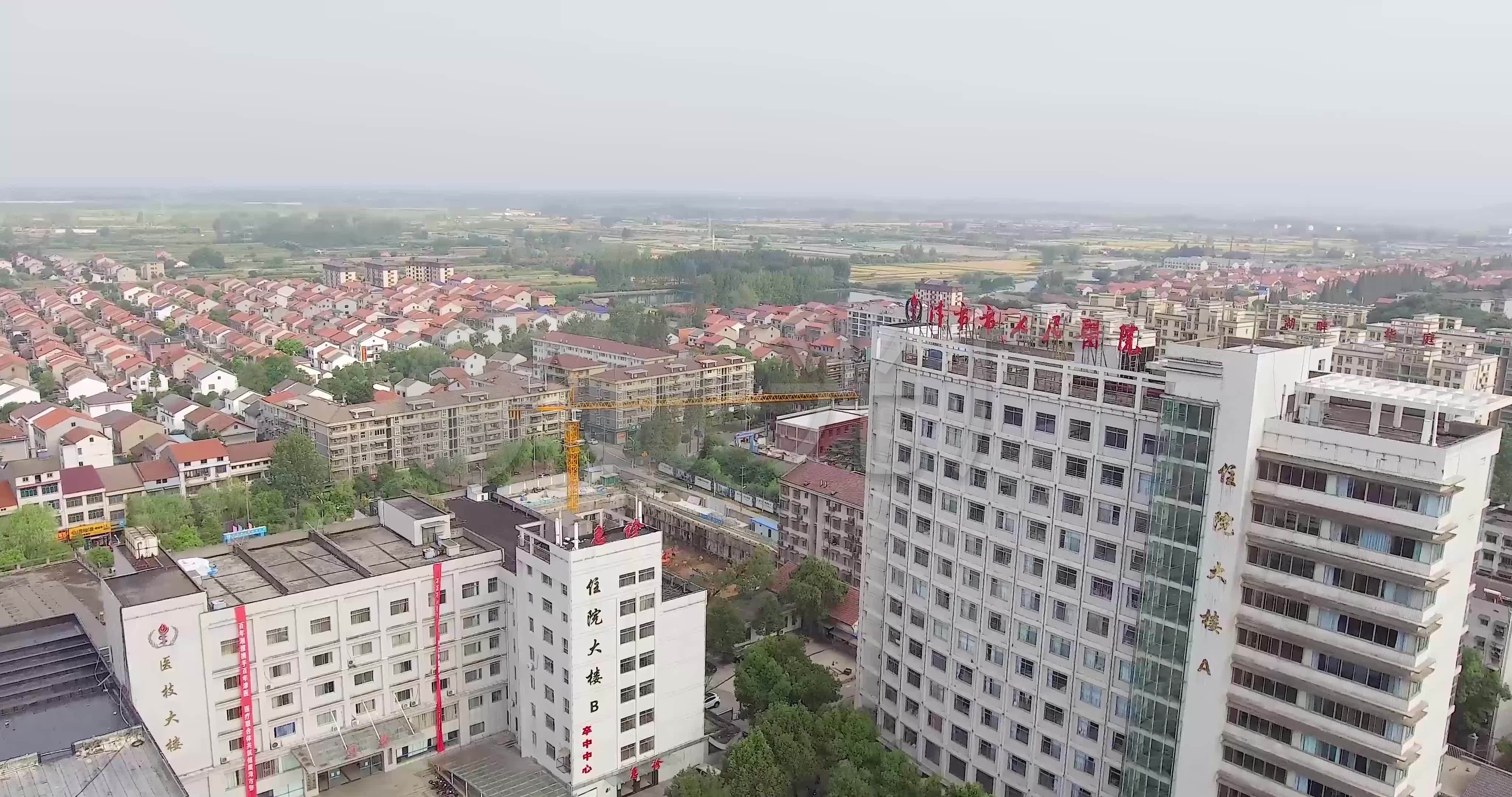 医院湖南常德津市市人民医院_4096x2160_高清视频素材