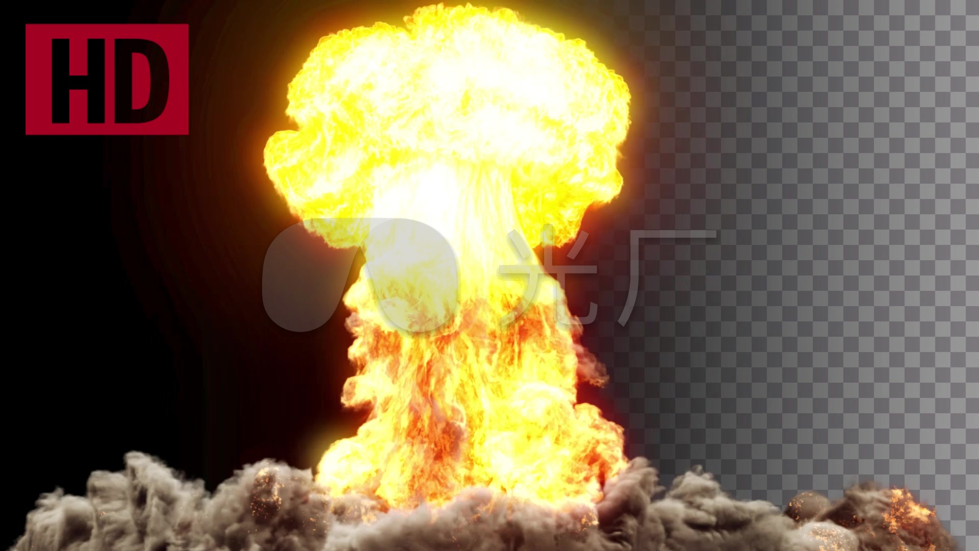 爆炸57-核爆蘑菇云_视频素材包下载(编号:4365965)_影视包装_vj师网