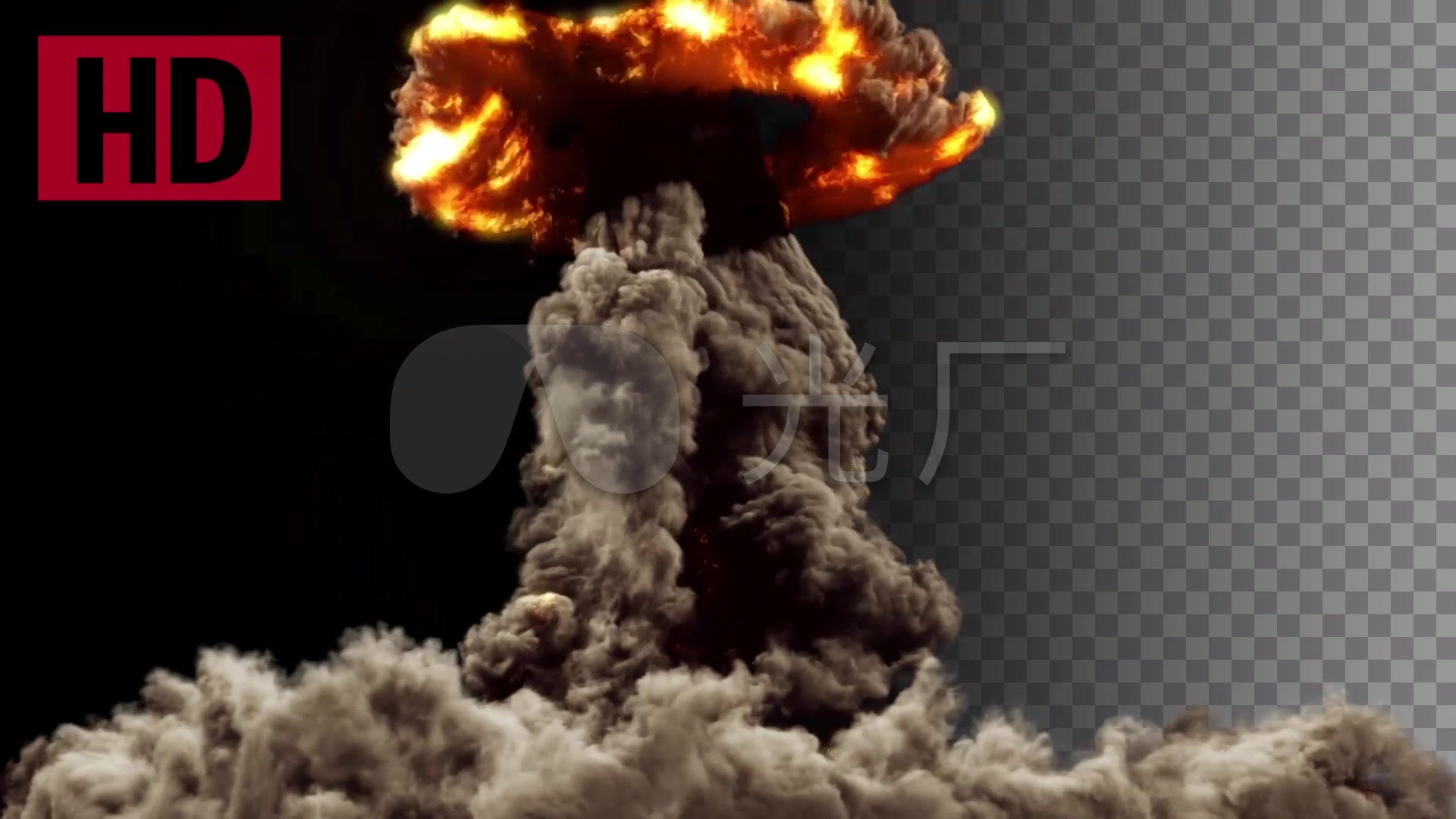 爆炸57-核爆蘑菇云_视频素材包下载(编号:4365965)_影视包装_vj师网