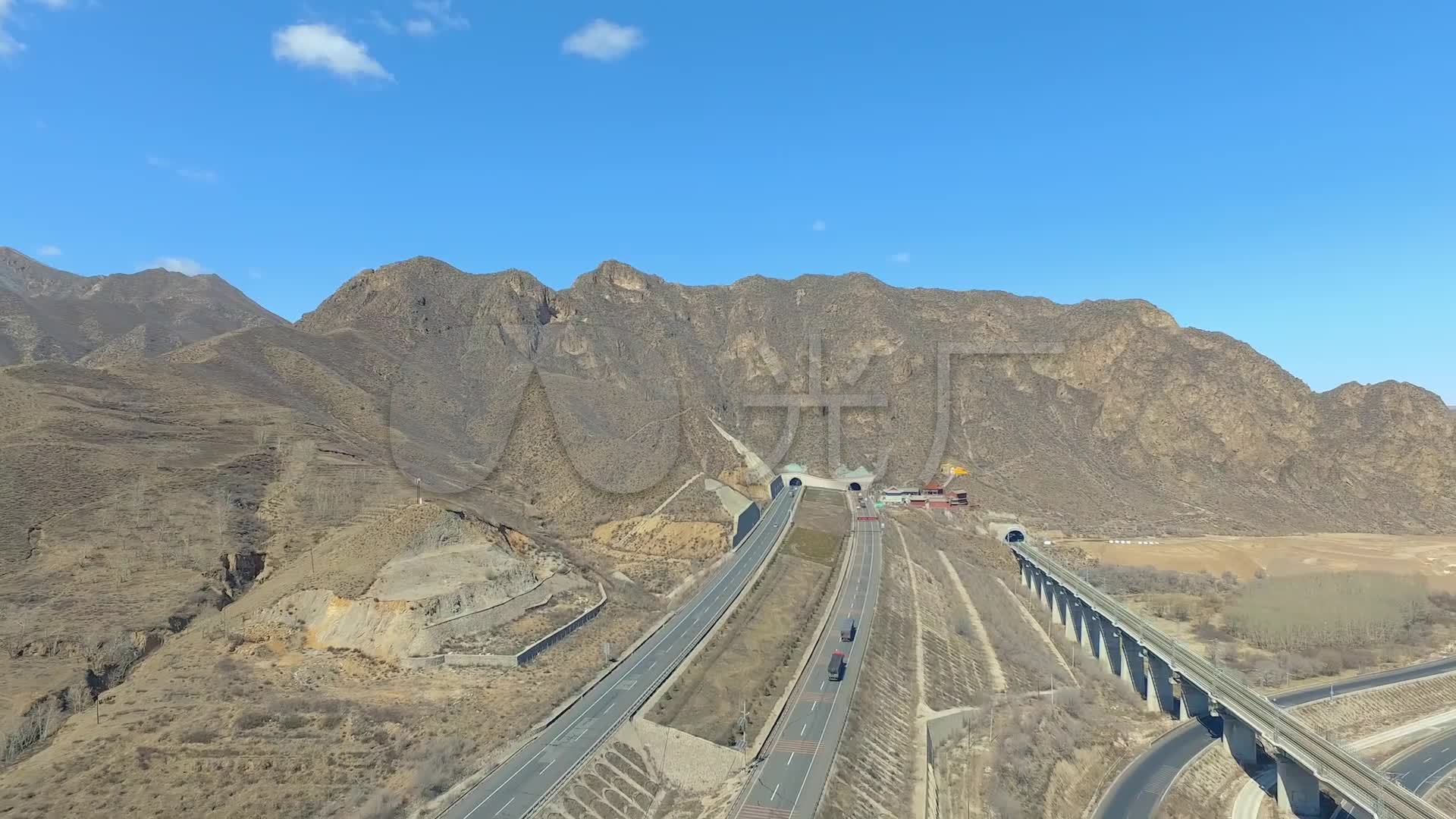 乌兰察布市卓资县卧佛山隧道_1920x1080_高清视频素材