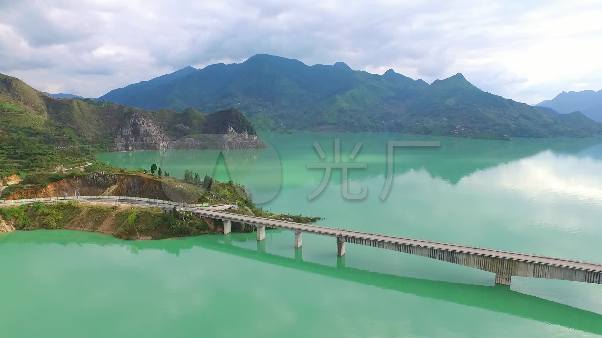 浙江省丽水市青田滩坑水库千峡湖水域_1920x1080_高清