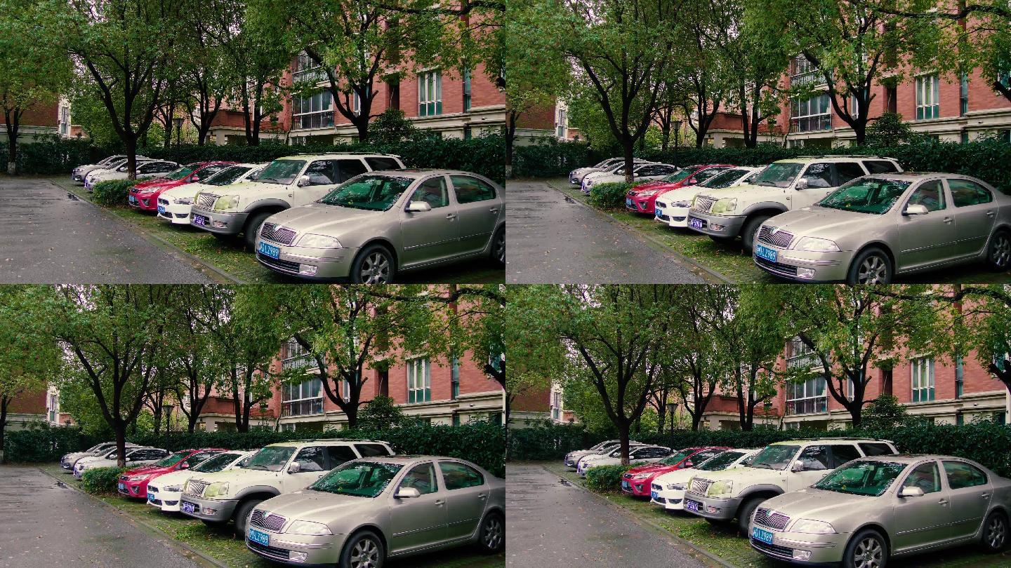 4k小区停车位停车