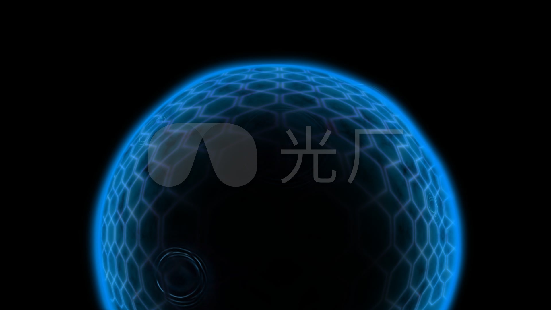 【原创】科技防护盾(带alpha通道)_1920x1080_高清视频素材下载(编号