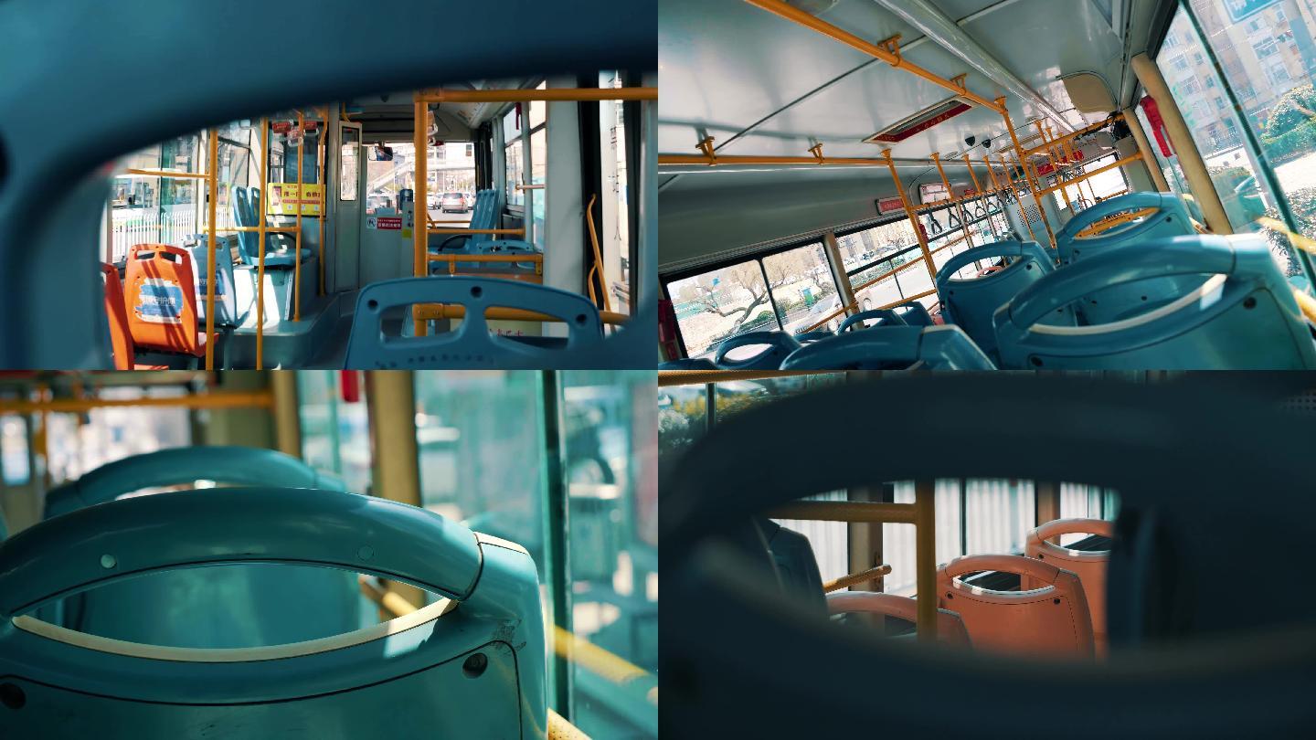 4k孤独公交车空镜头升格