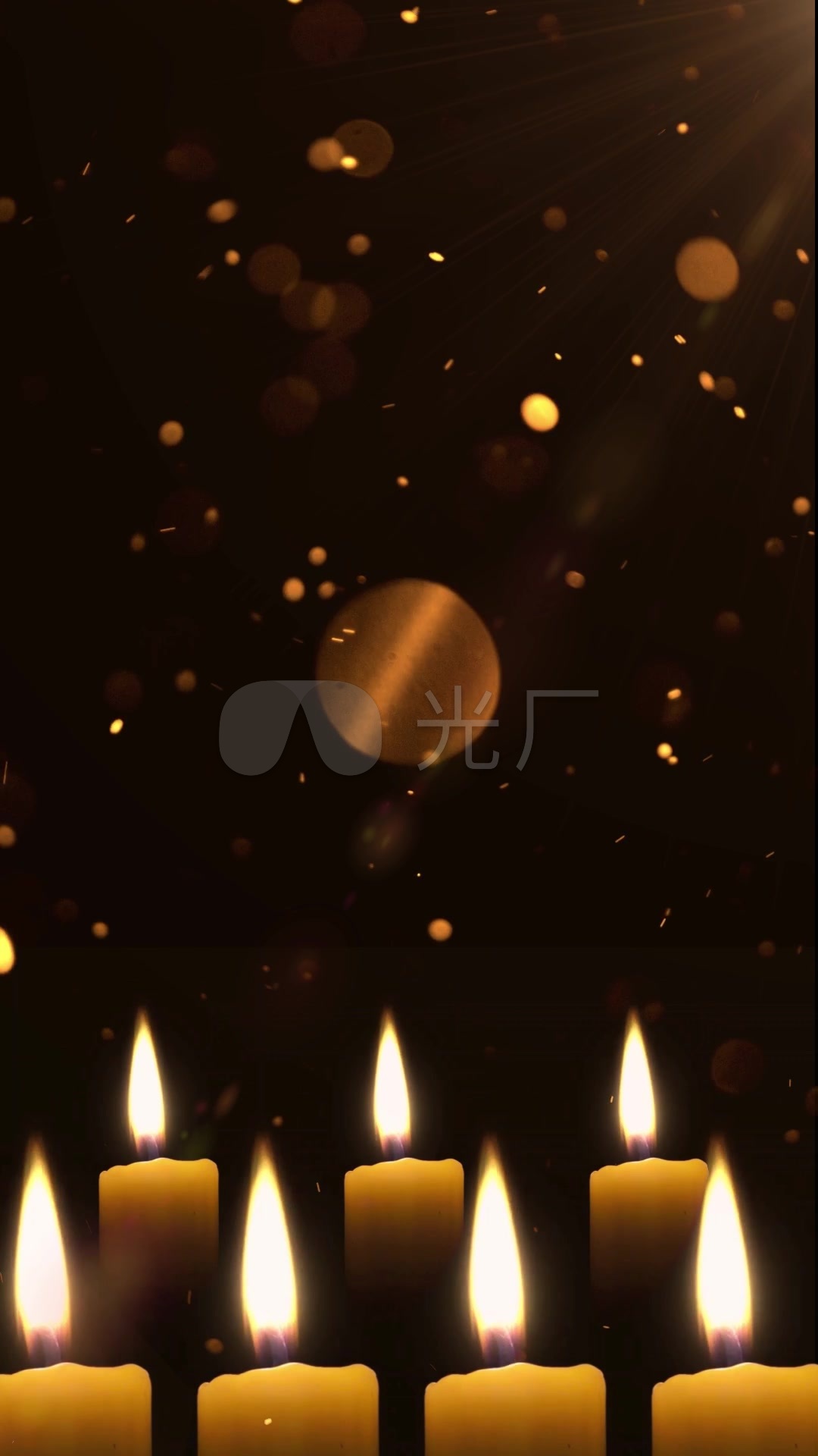 祈福哀悼悼念蜡烛竖版背景
