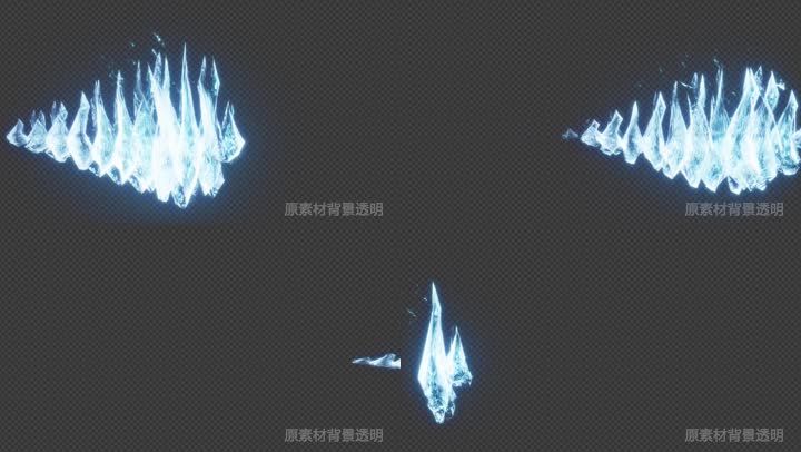 多冰刺突进(带透明背景)_视频素材包下载(编号:)_影视