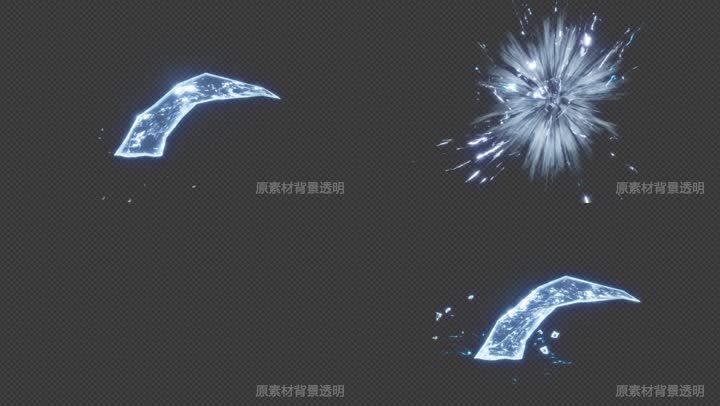 冰锥突刺(带透明背景)_视频素材包下载(编号:4413193)