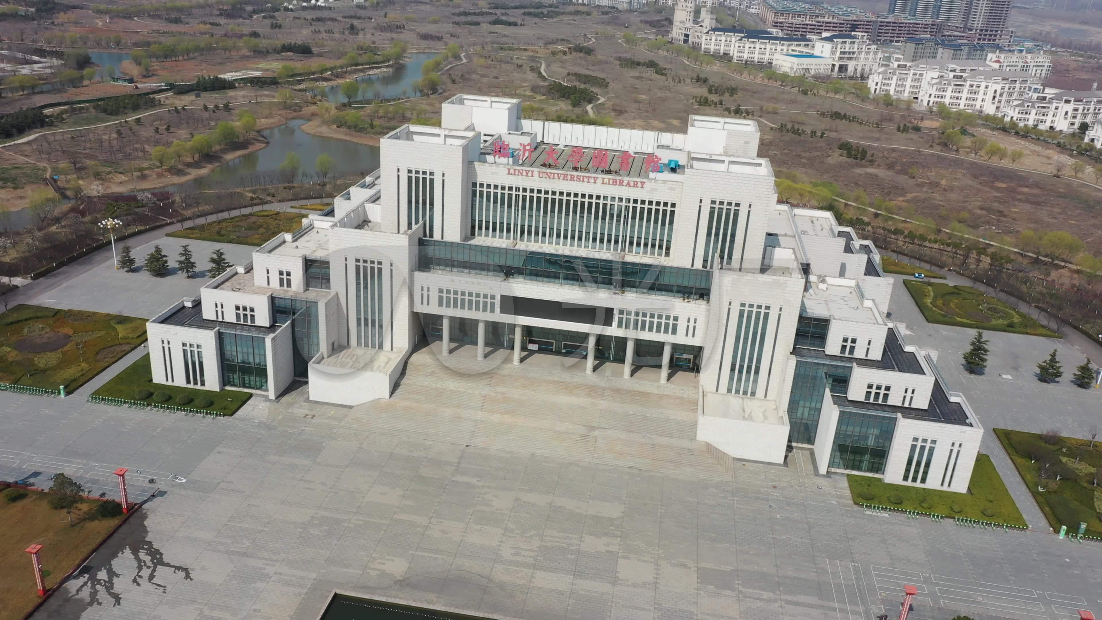 4k航拍临沂大学源文件