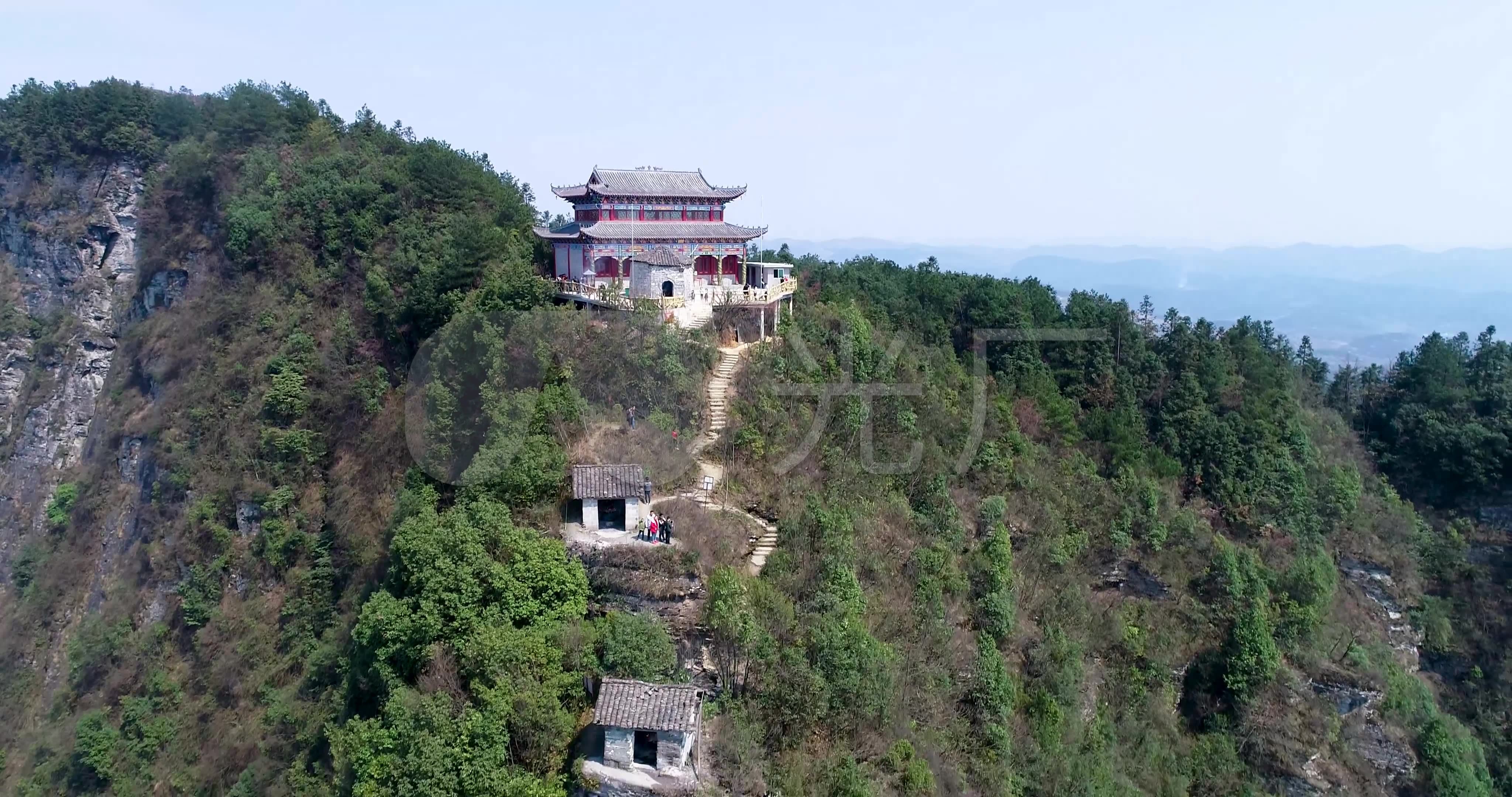 飞灵山风光4k超清画面_4096x2160_高清视频素材下载
