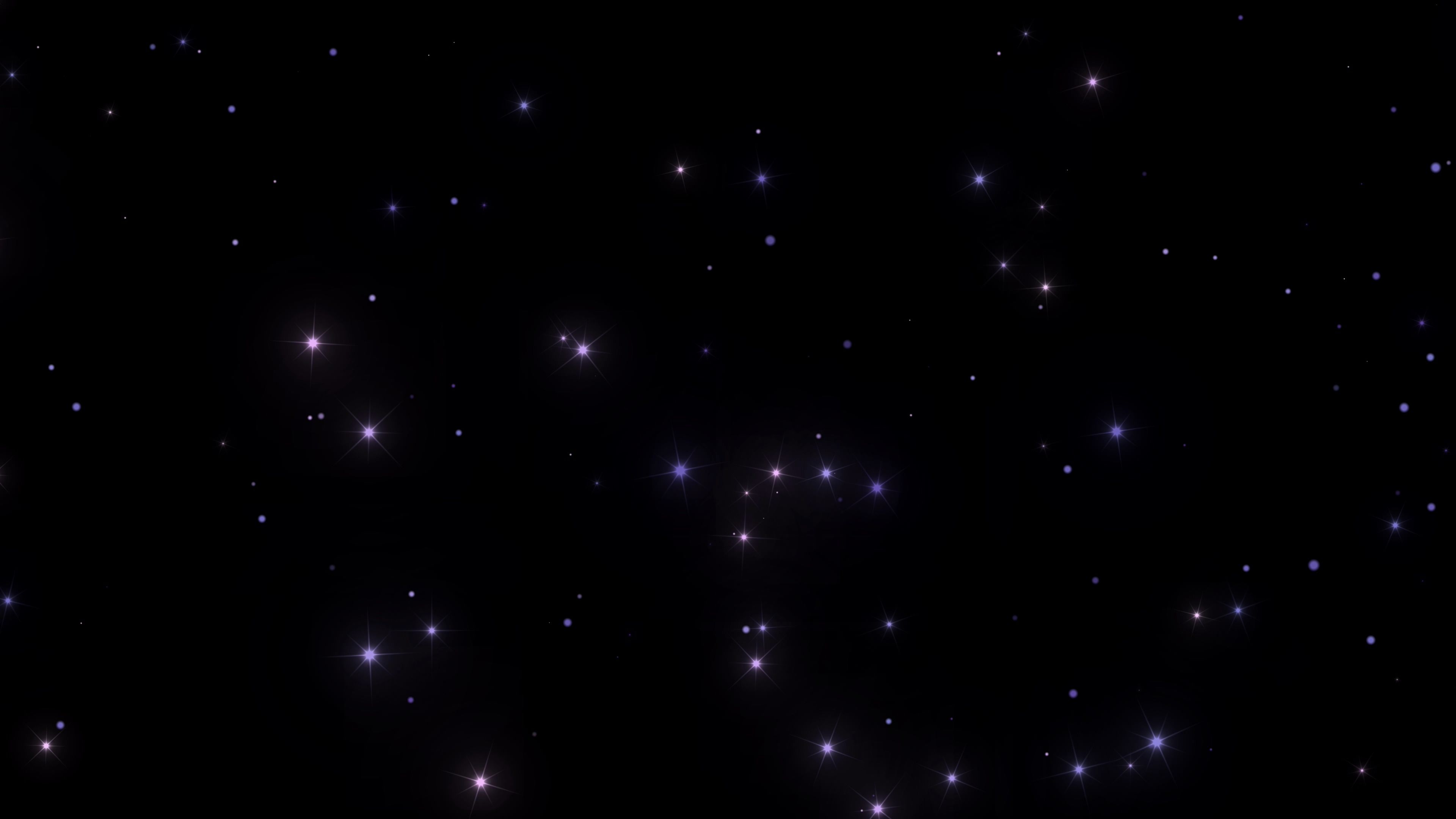 4k紫色星空星光闪烁视频素材带通道02