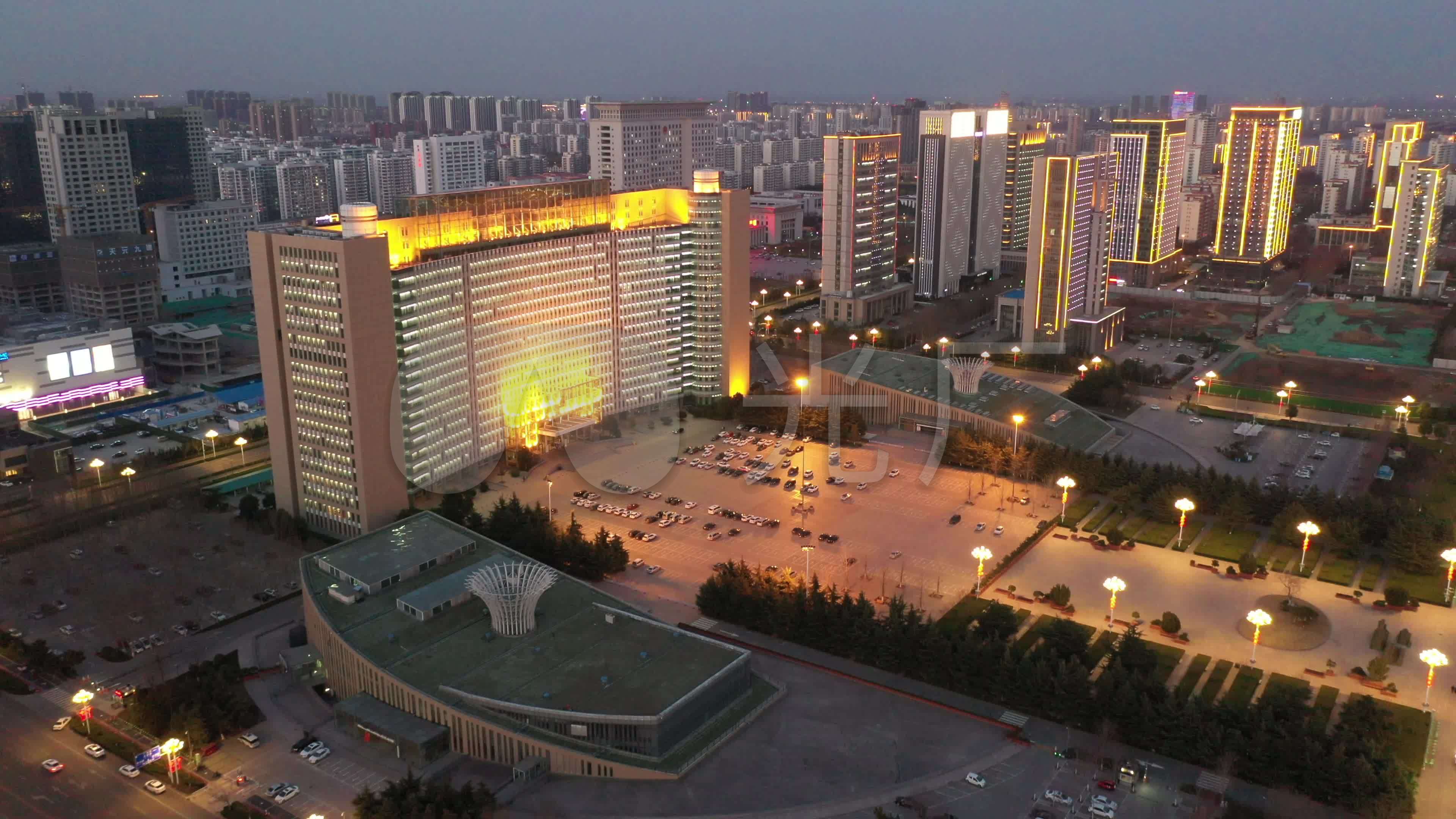 4k航拍临沂市人民政府1_3840x2160_高清视频素材下载(编号:4419986)