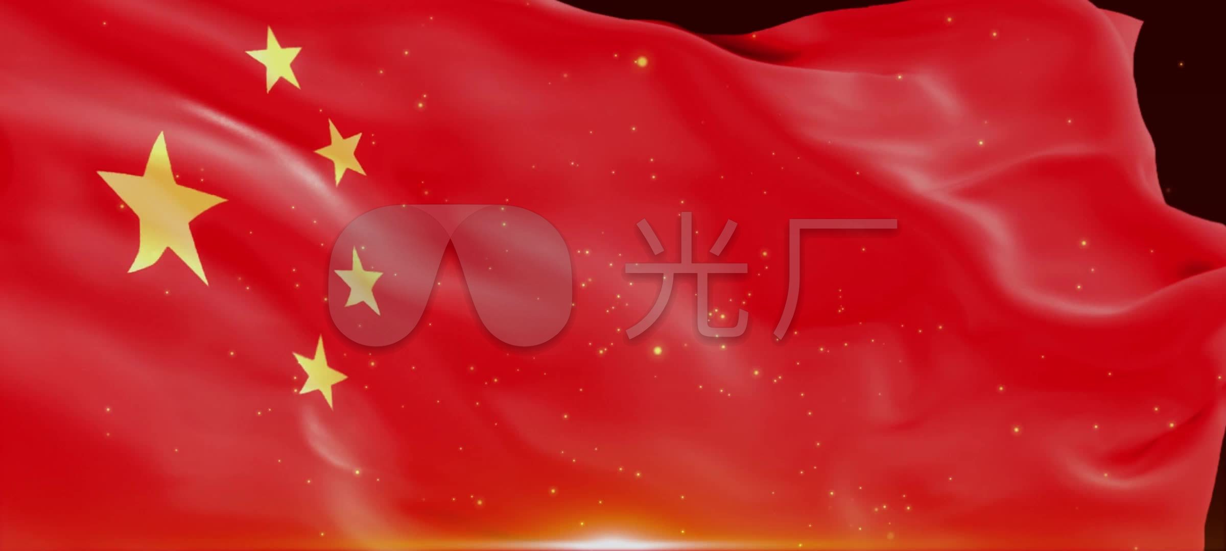 《我的中国心》歌曲背景k_2400x1080_高清视频素材(:)
