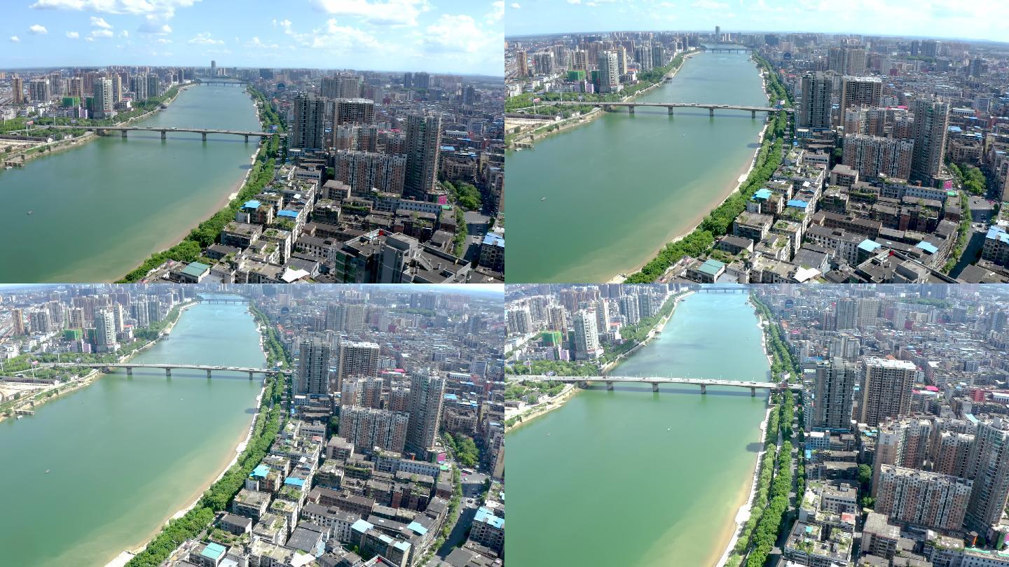航拍衡阳湘江