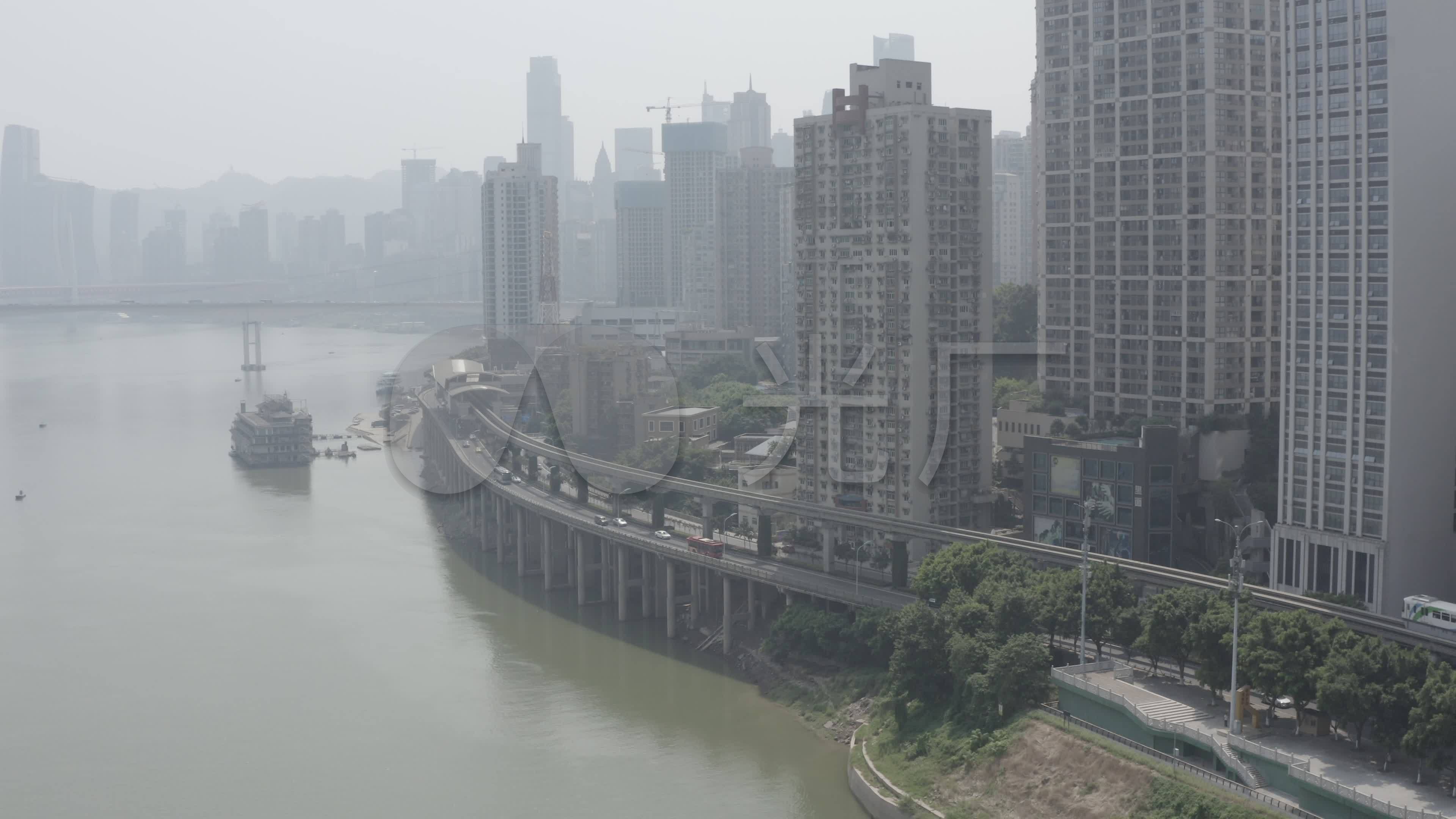 重庆 航拍 中国 西部 城市 火锅