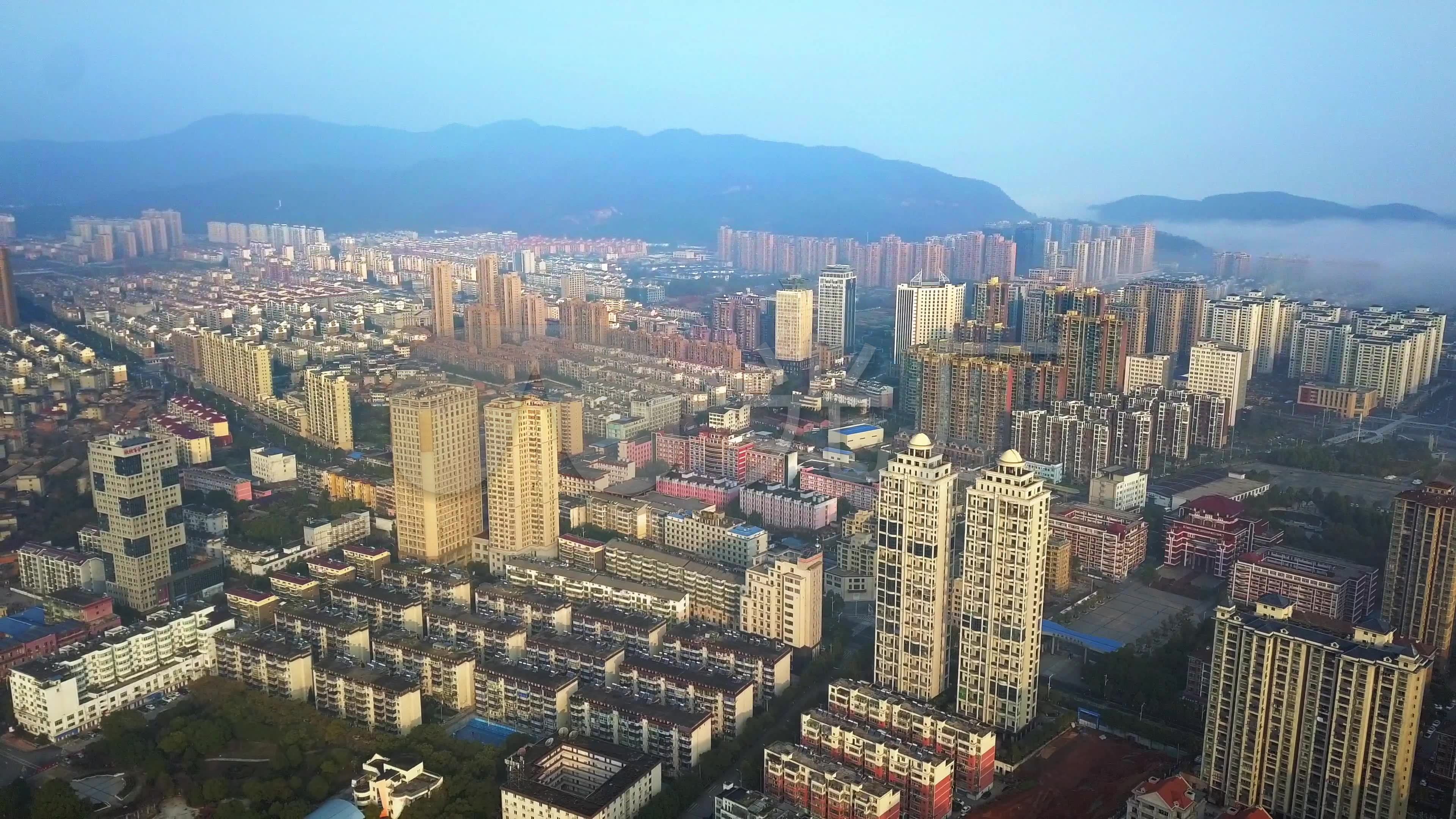 4k新余市渝水区航拍_3840x2160_高清视频素材下载(:)