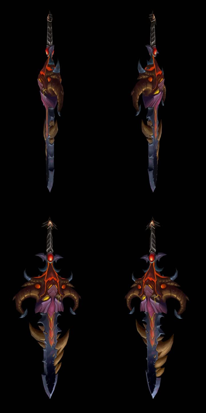 三维 立体 模型 3d 魔剑 武器 利刃 宝剑