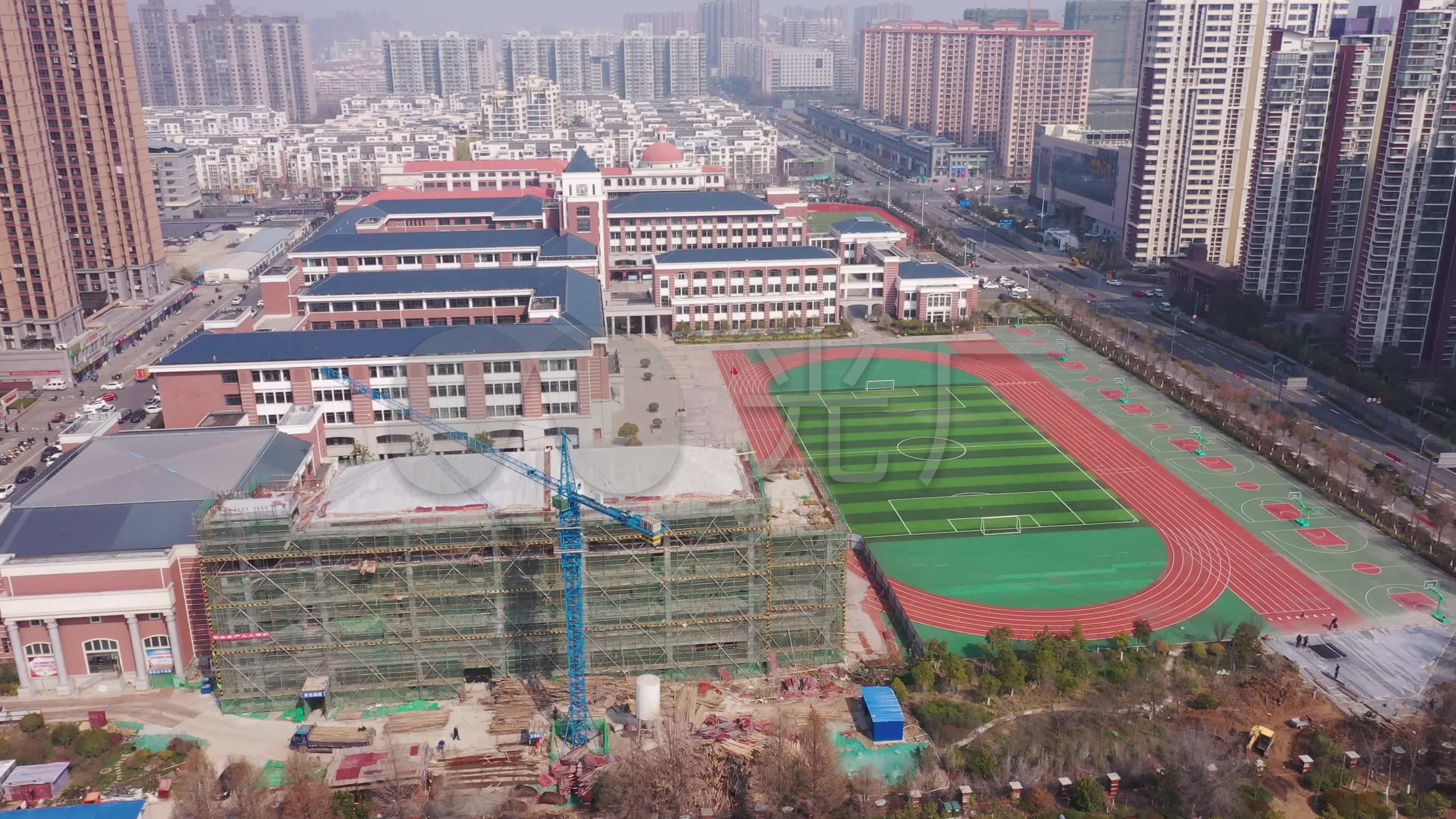 [有版权]4k航拍新海实验中学教育集团