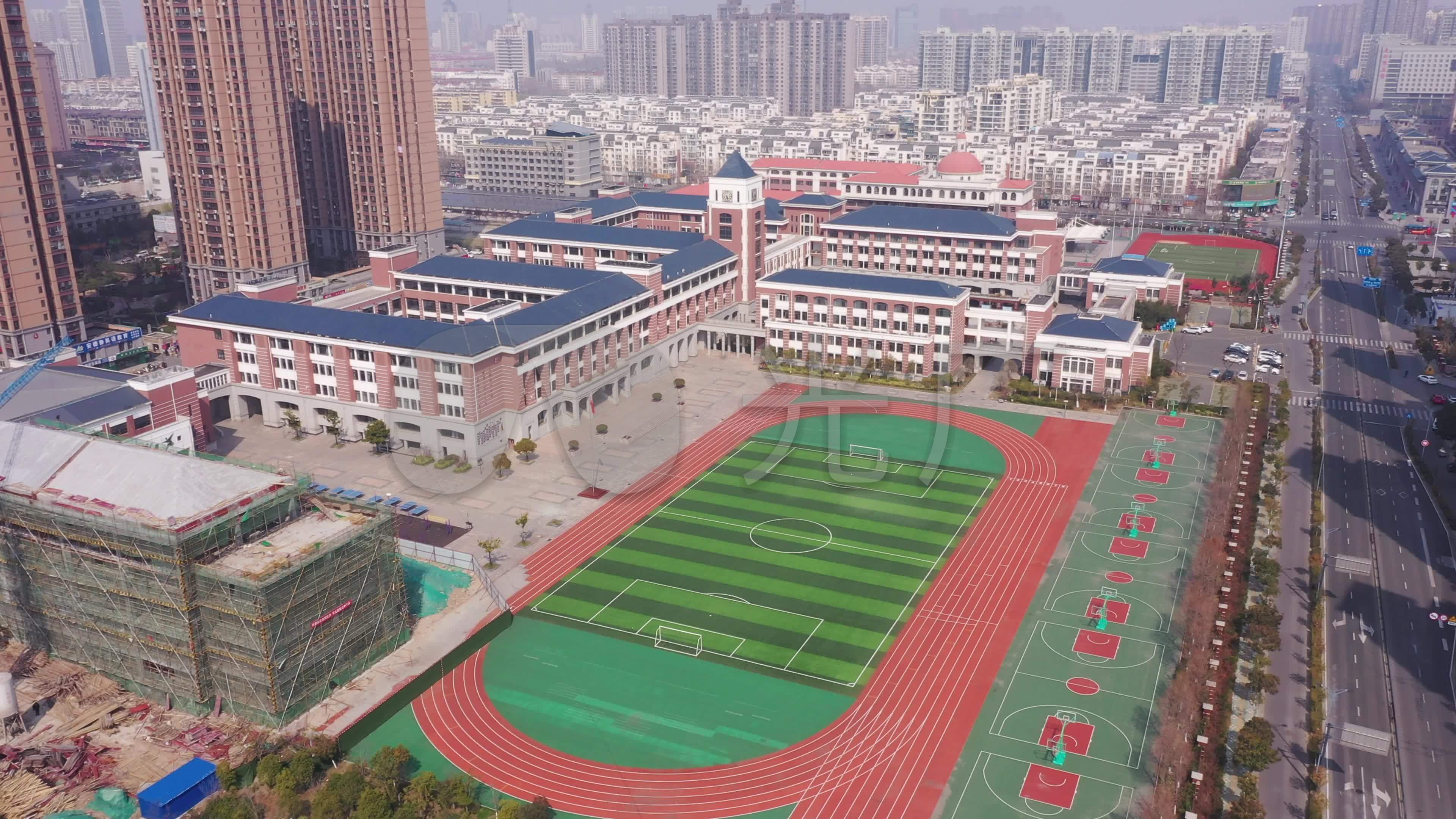 [有版权]4k航拍新海实验中学教育集团