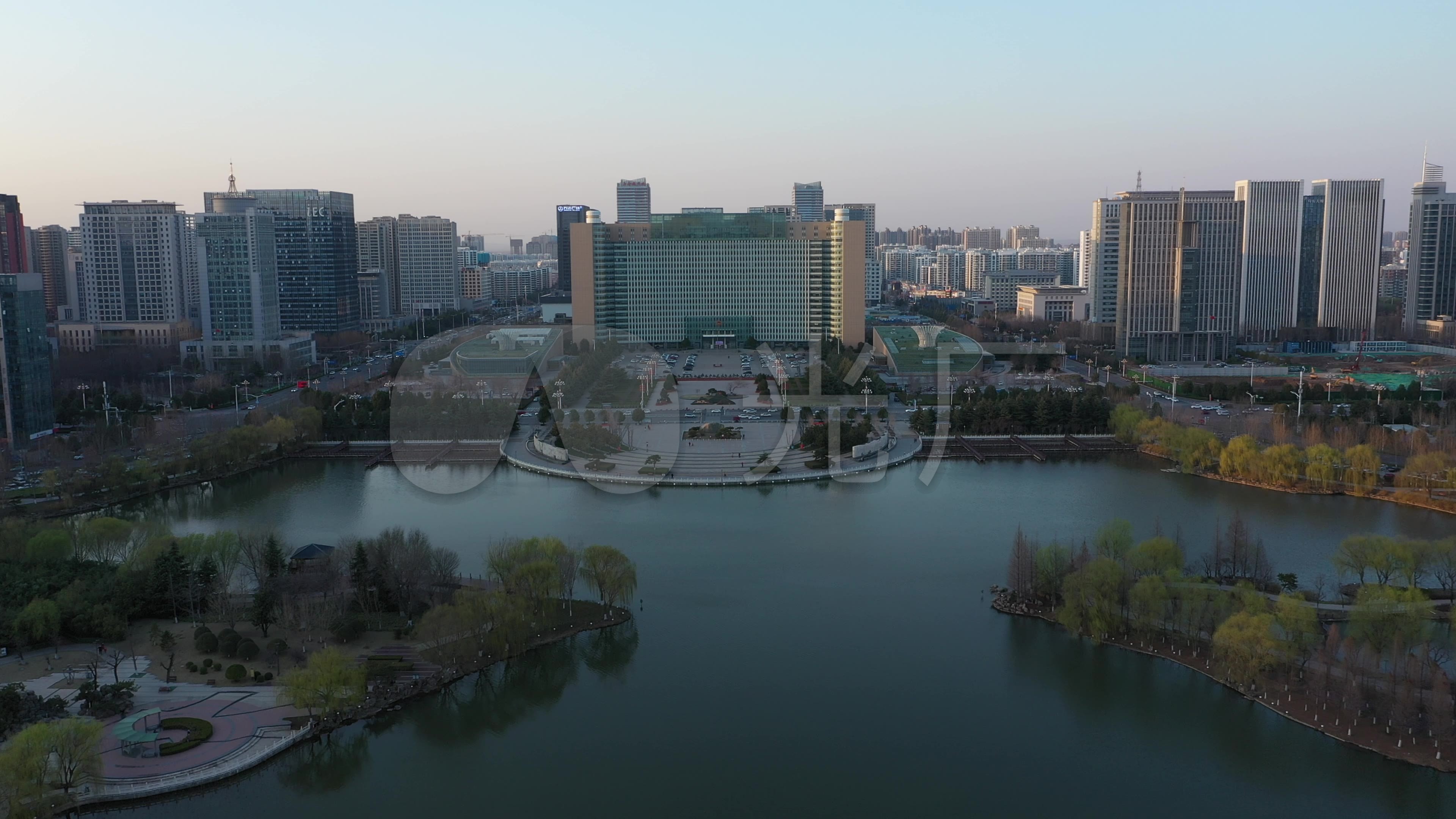 4k-原素材-临沂市人民政府航拍_3840x2160_高清视频素材下载(编号