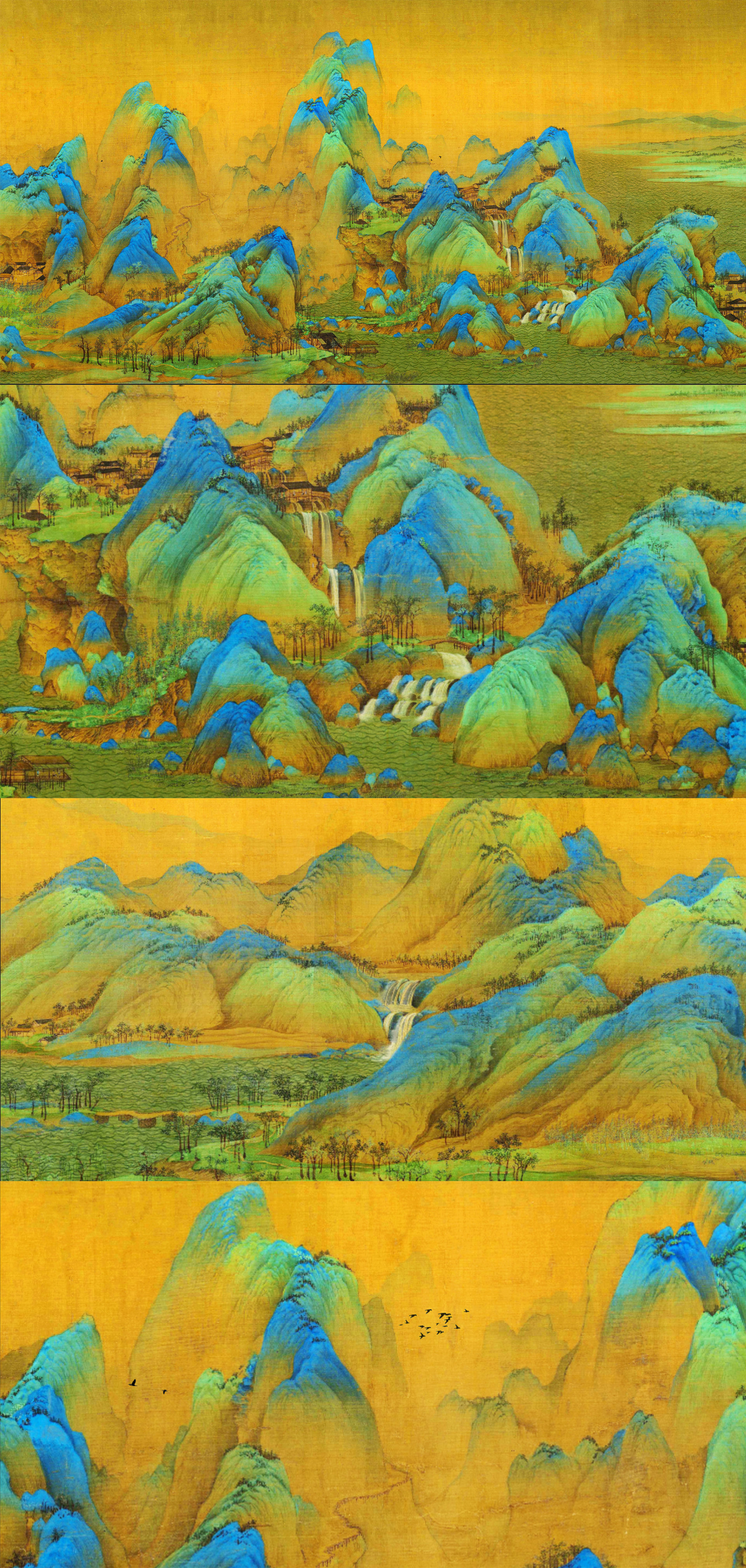 10k《千里江山图》全网唯一水面动画