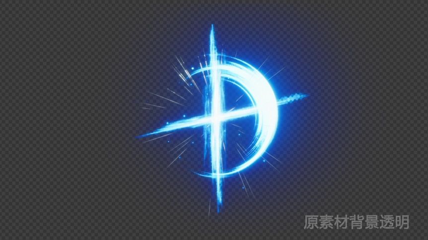视频素材 影视包装 影视特效 刀剑击中(带透明背景)声明水印不代表