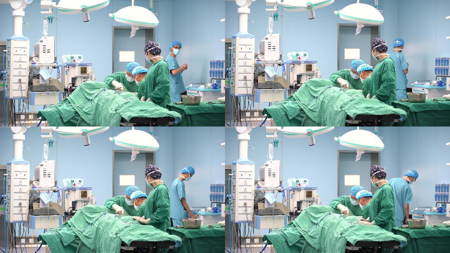 医院真实手术手术室外科手术_3840x2160_高清视频素材