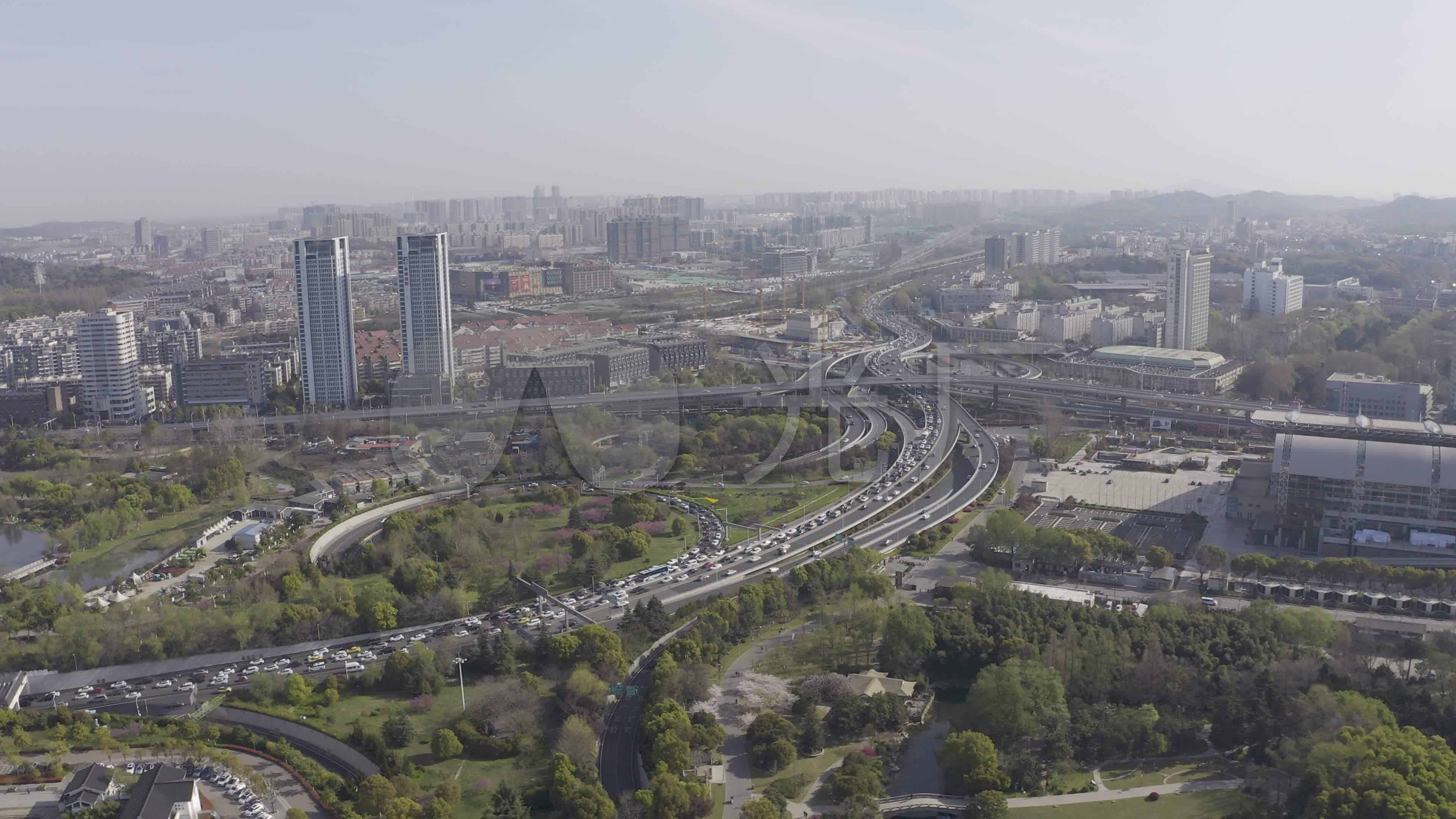 4k-原素材-南京新庄立交桥航拍_3840x2160_高清视频