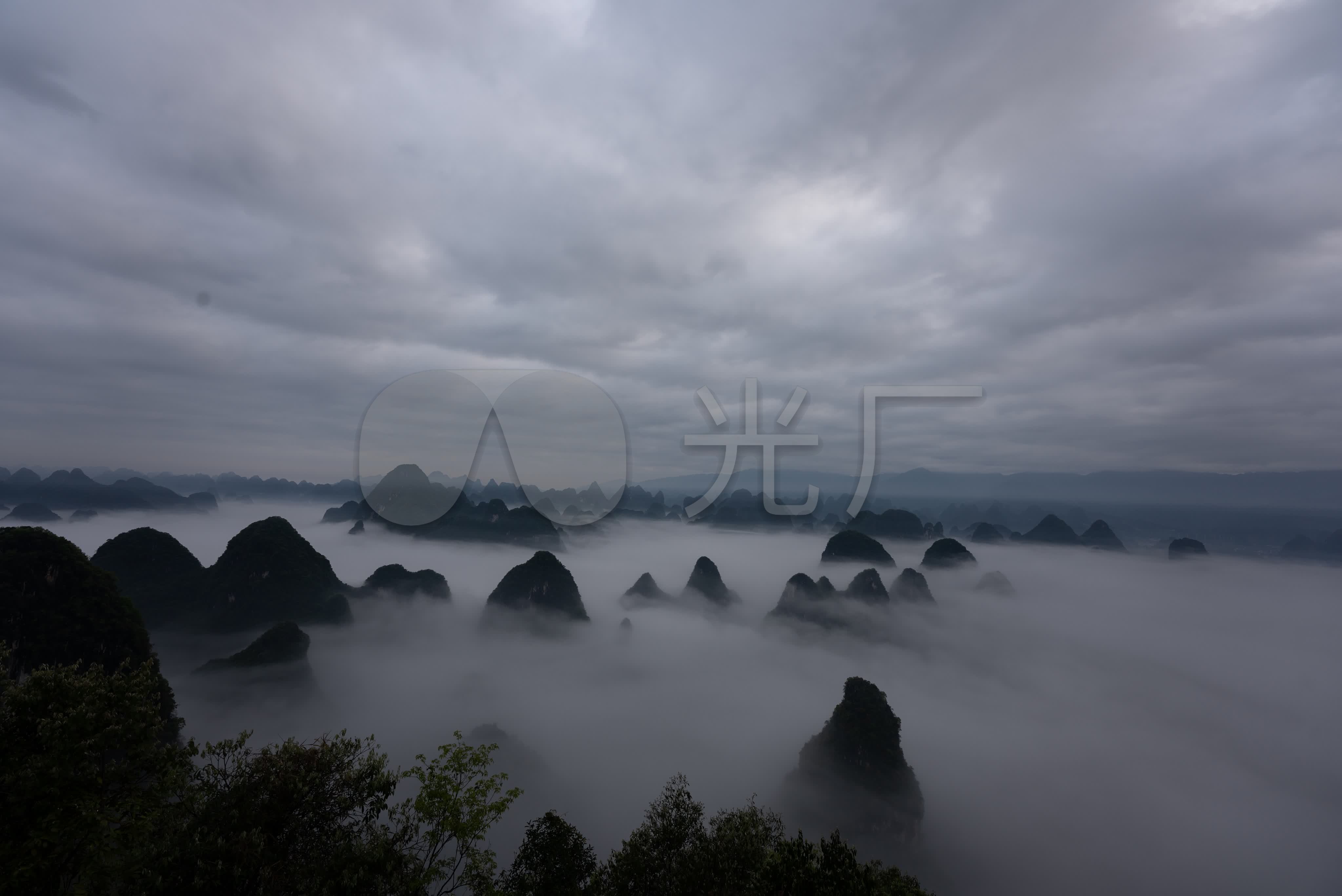 桂林大面山云海